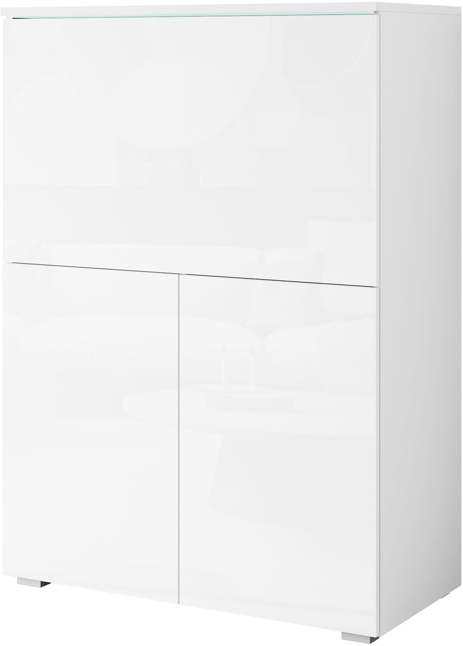 INOSIGN PC-Schrank »Vera, Sekretär, Home-Office-Schreibtisch mit LED-Beleuc günstig online kaufen