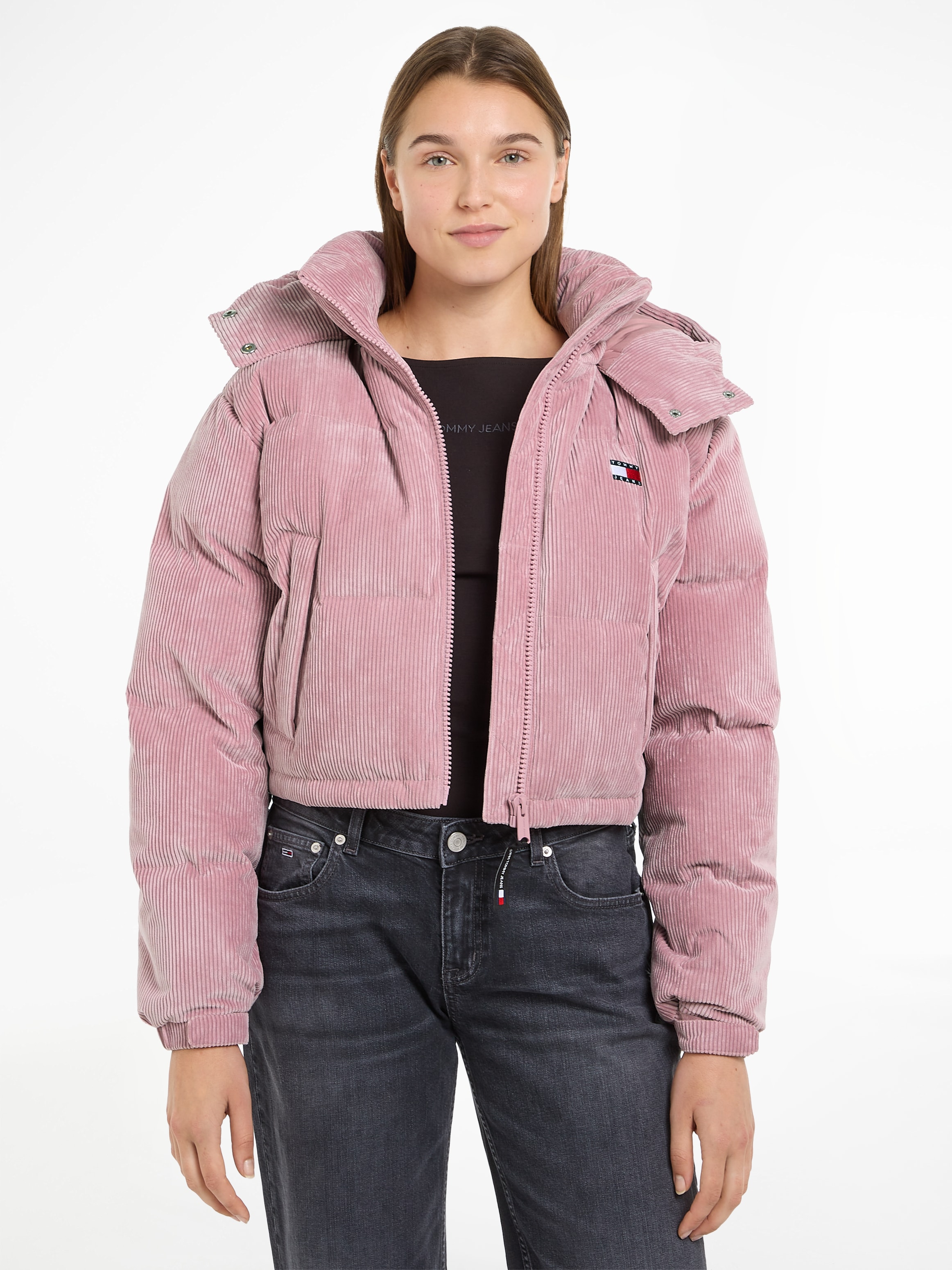 Tommy jeans cord padded jacket discount
