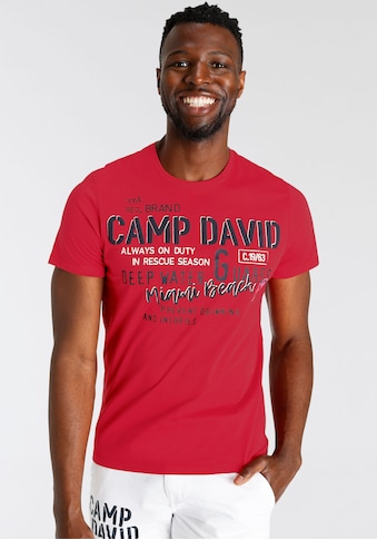 CAMP DAVID Print-Shirt, mit Rundhalsausschnitt kaufen