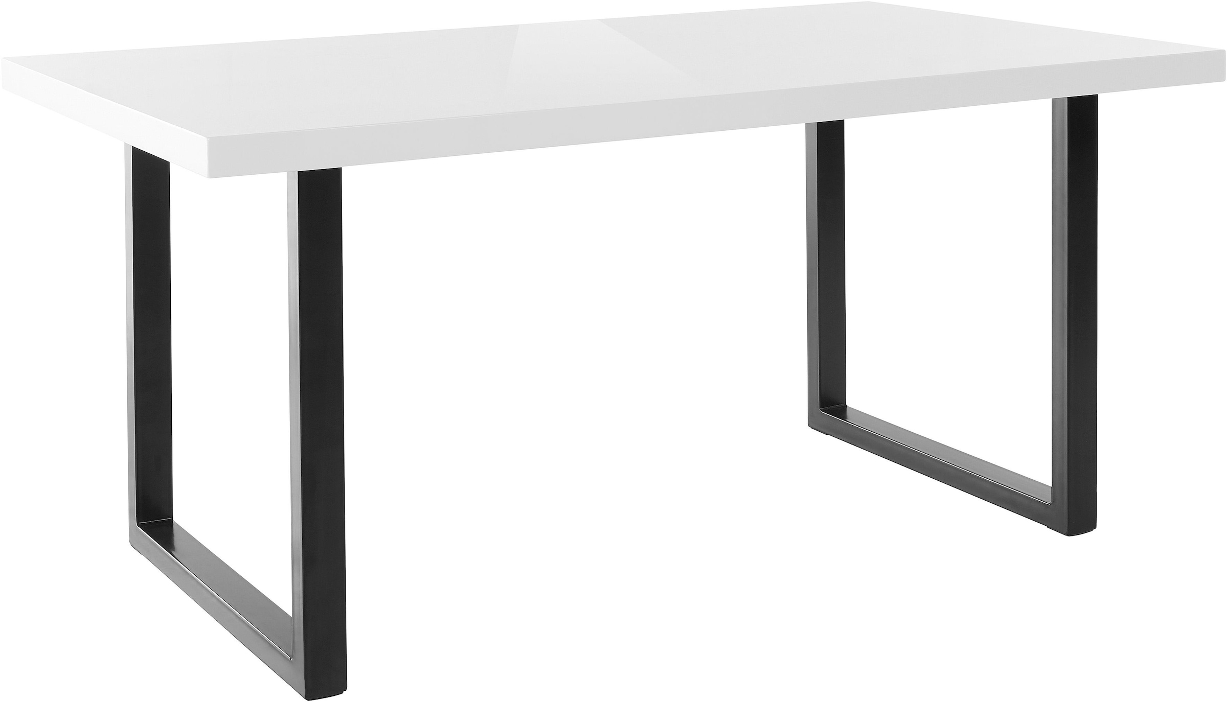 Paroli Esstisch "Manger", Breite 180 cm, mit U-Gestell aus Metall in schwar günstig online kaufen