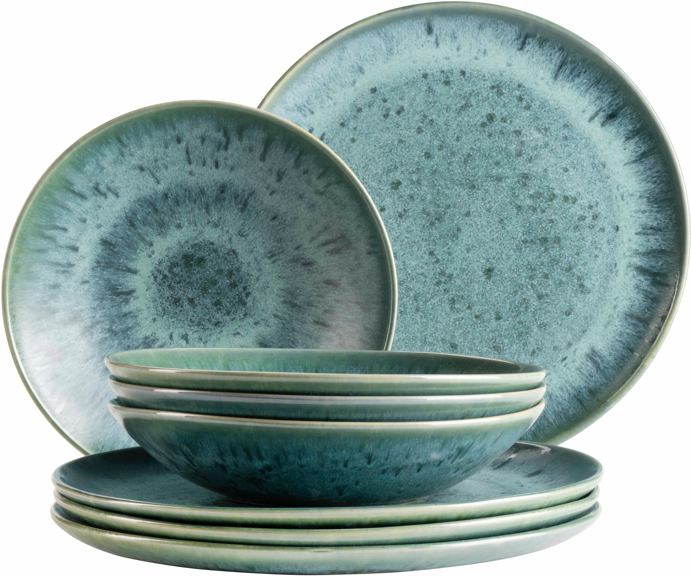 MÄSER Tafelservice »CARELLIA, aus Steinzeug« Geschirr-Set, Service günstig online kaufen
