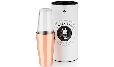 Buddy's Cocktail Shaker »Buddy´s Bar - Boston«, 700 ml Becher + 400 ml Glas, Kupfer... kaufen