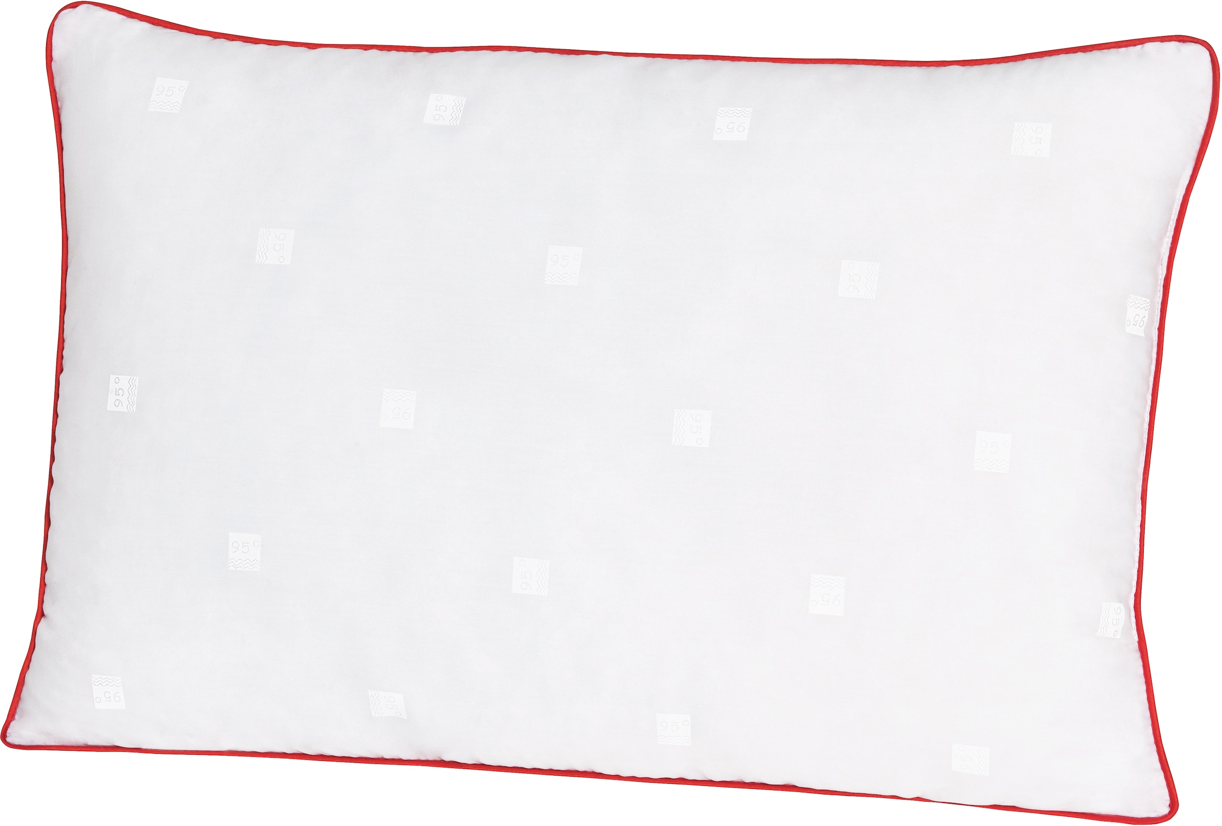 Yatas Bedding Kopfkissen »Majestät Dacron 95 °C, Kopfkissen 40x80, 80x80 cm«, (1 St.), kochfest, allergiker geeignet (Hausstauballergiker)