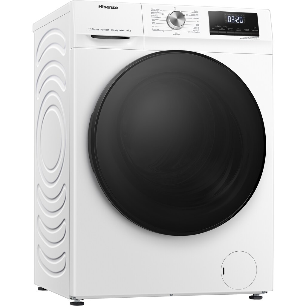 Hisense Waschmaschine, WFQA9014EVJM, WFQA9014EVJM, 9 kg, 1400 U/min