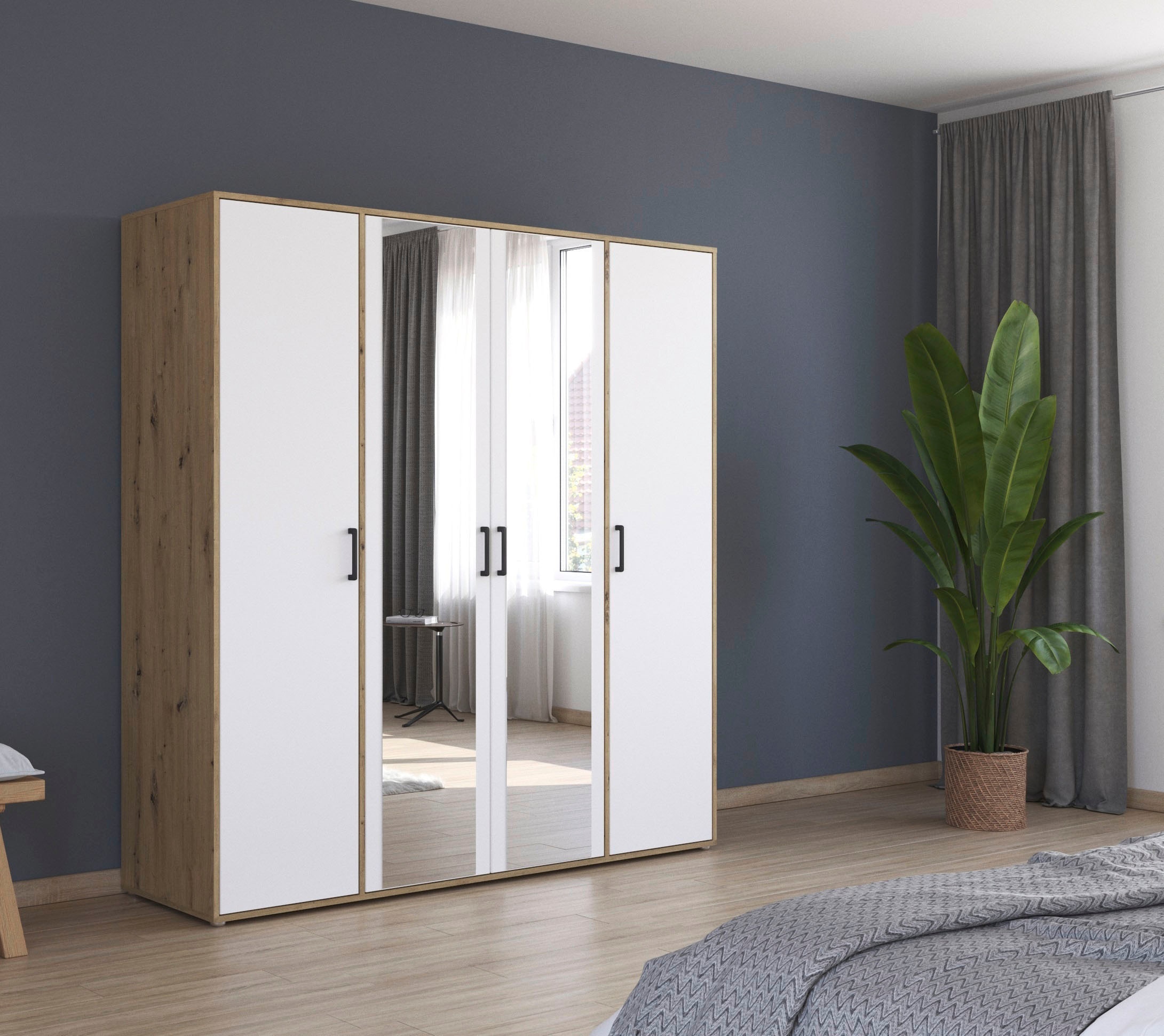 rauch Drehtürenschrank »Kleiderschrank Schrank Garderobe Wäscheschrank VOYA günstig online kaufen