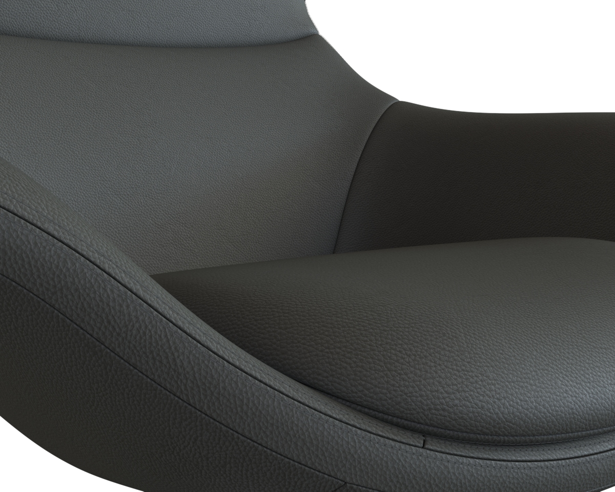 FLEXLUX Ohrensessel »Stilo Relaxsessel, TV-Sessel, OTTOs Choice«, Solitär, Stil-Ikone, drehbar, Fuß Aluminium
