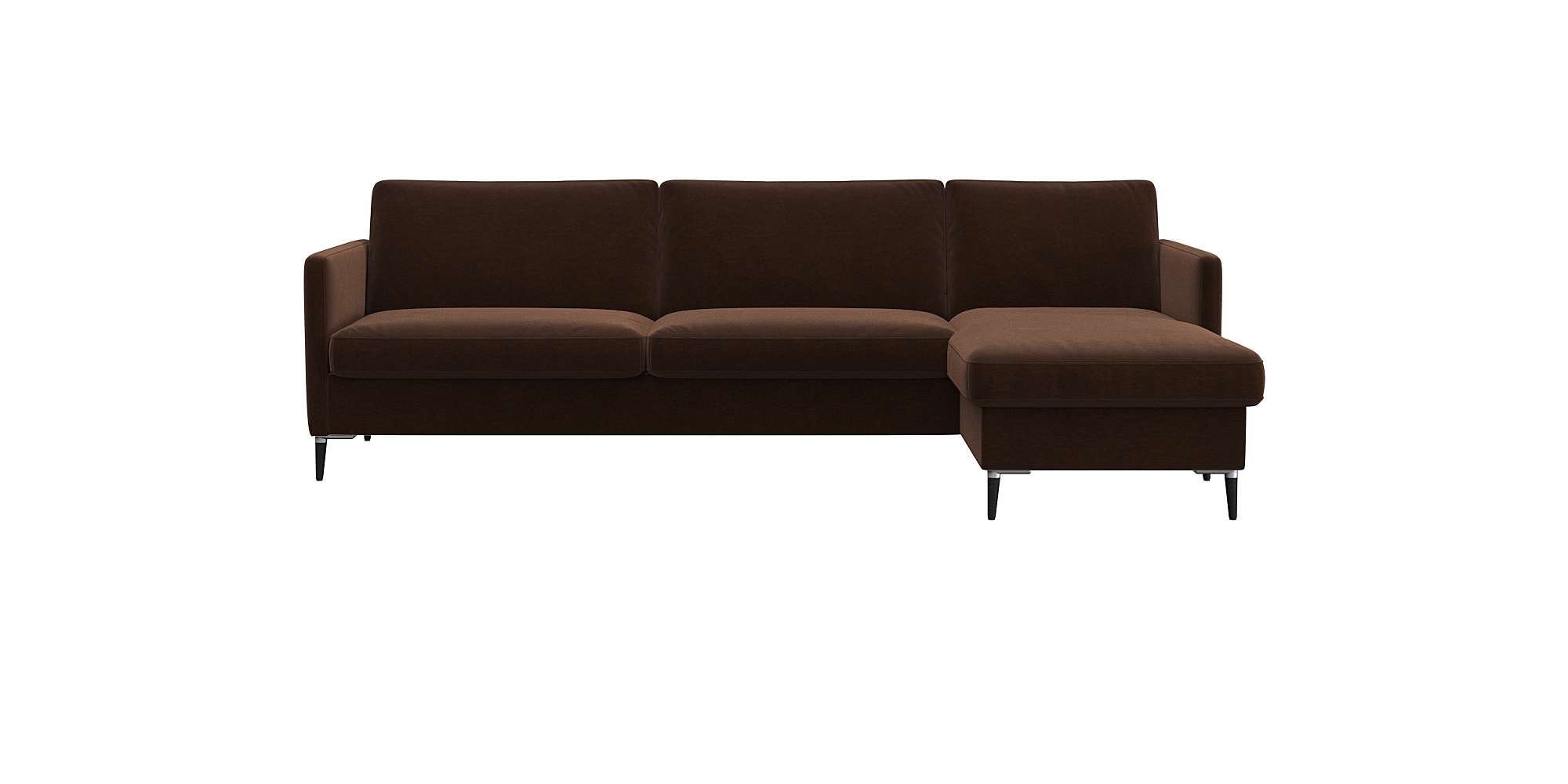 FLEXLUX Ecksofa »Fiore, super Sitzkomfort durch Kaltschaum im Sitz, L-Form« günstig online kaufen