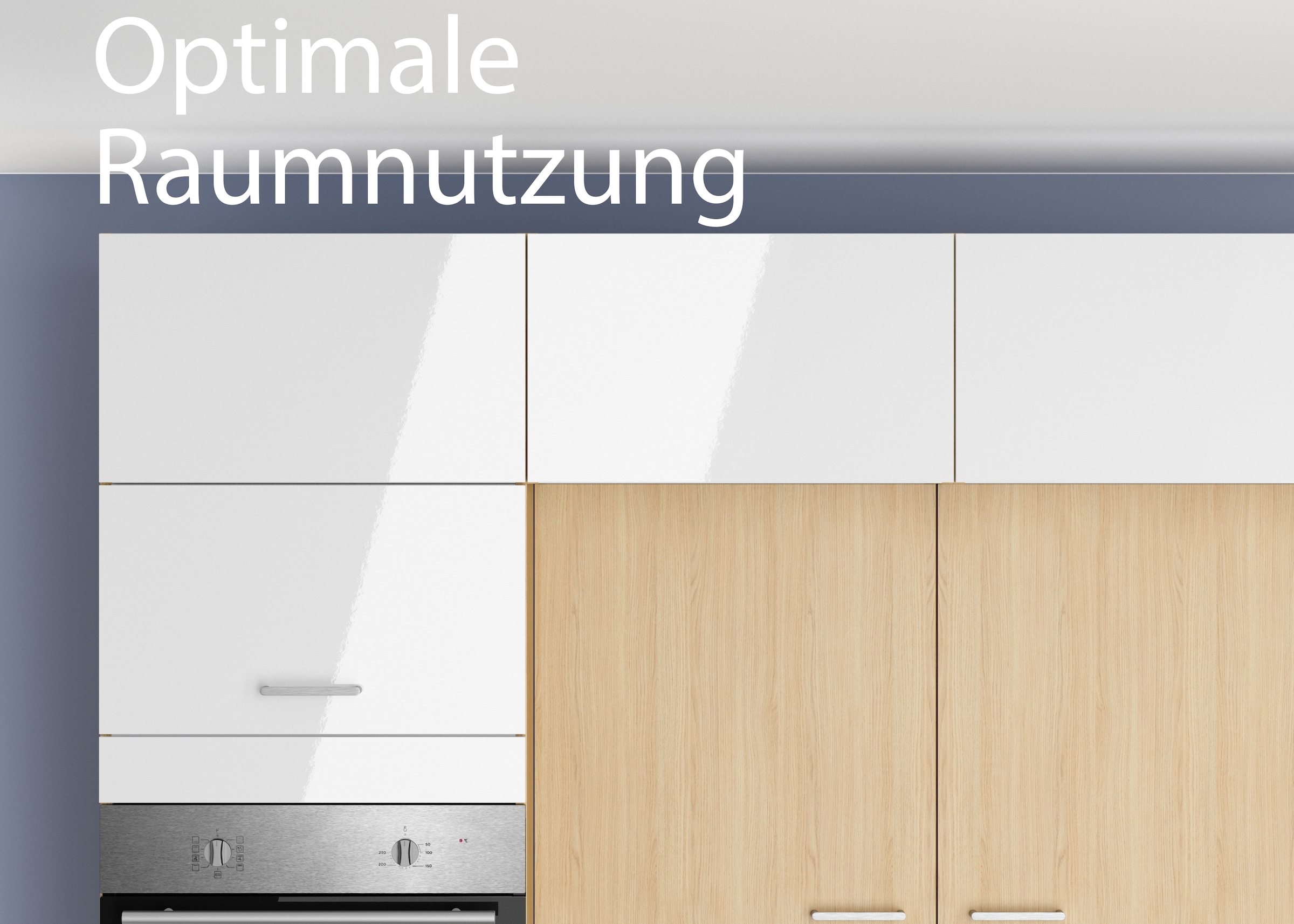 KOCHSTATION Küchenzeile »KS-Lucy« Breite 240 cm, Soft-Close, inkl. Zubehör, wahlweise mit Geschirrspüler