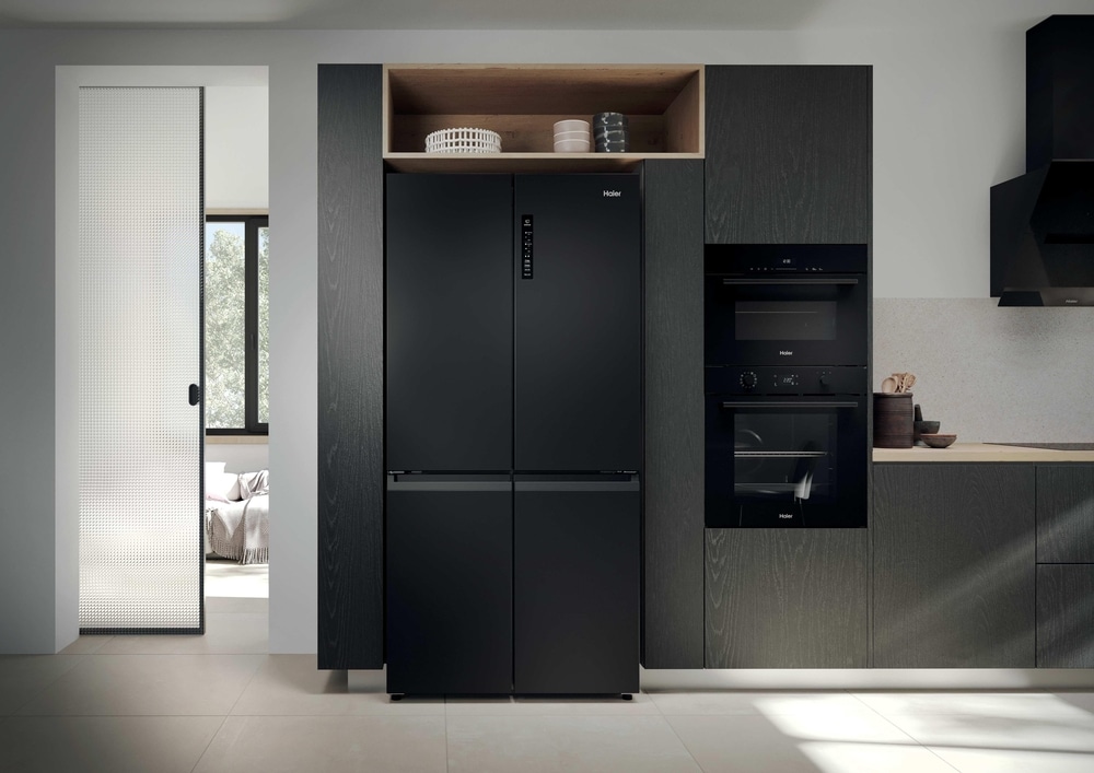 Haier Kühl-/Gefrierkombination Cube 90 »HCR39F19ENPT« 190,5 cm hoch 90,8 cm breit Humidity Zone: Obst, Gemüse und Salat 2x länger frisch halten