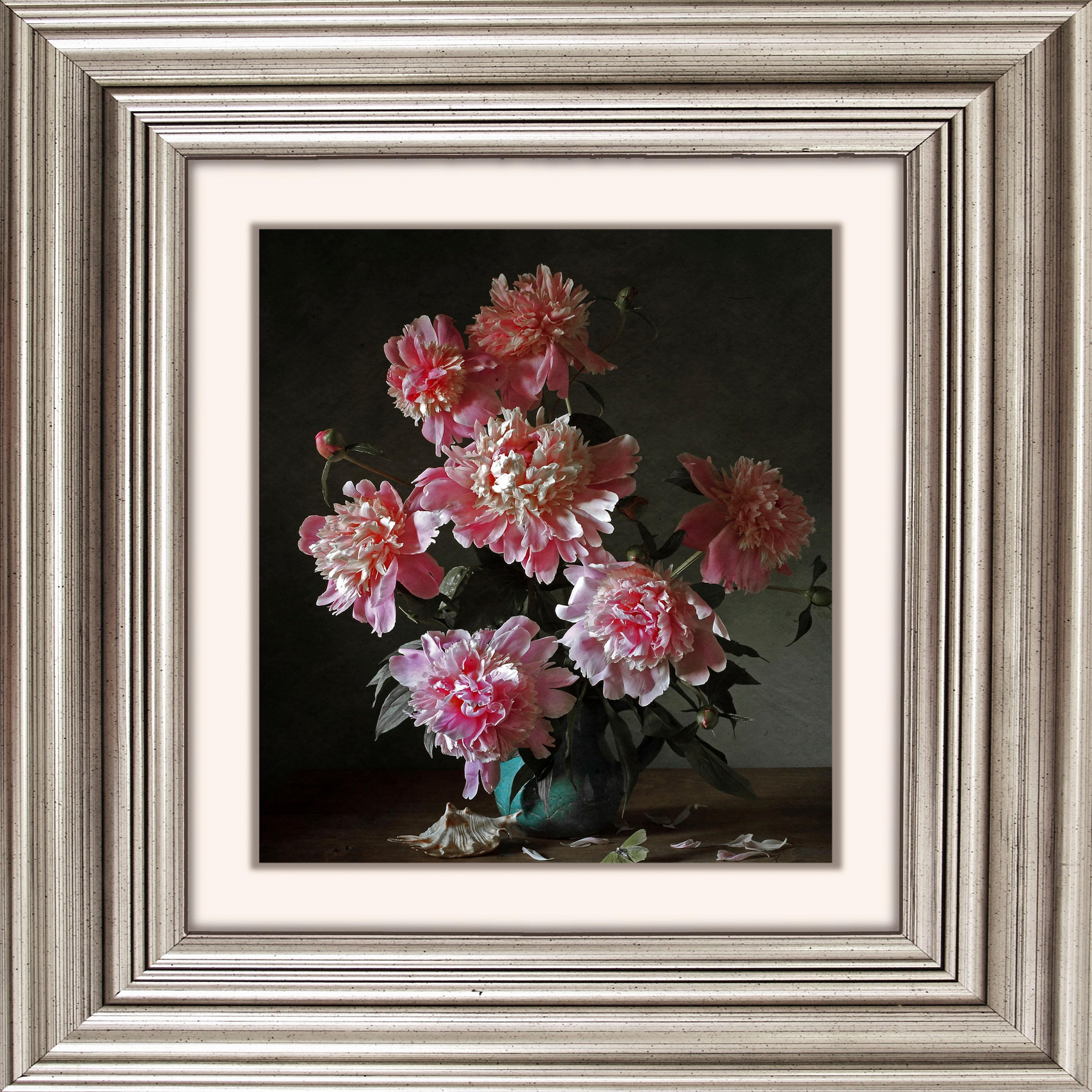 queence Acrylglasbild »Rosa Blüten«, Blumen-Blumenbilder-Kunst-Pflanzen-Pfl günstig online kaufen