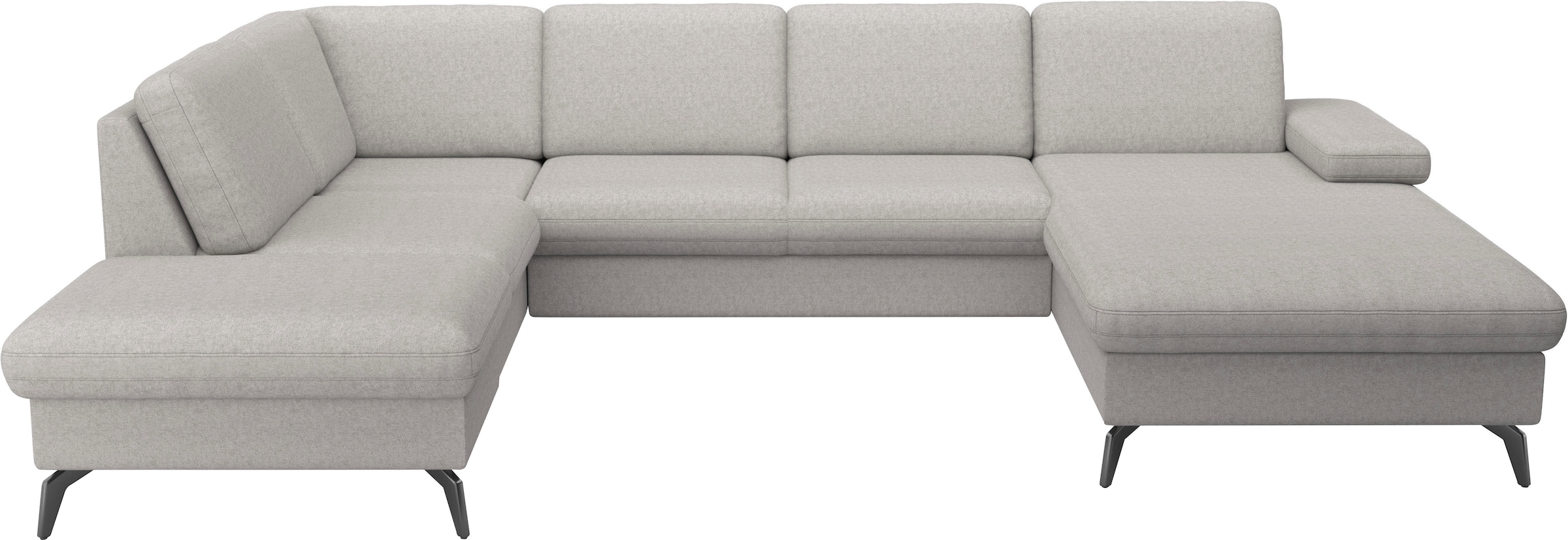 sit&more Wohnlandschaft »Morris Jubi U-Form, B: 300 cm« mit Armteilfunktion & 1 Zierkissen, optional Bettfunktion