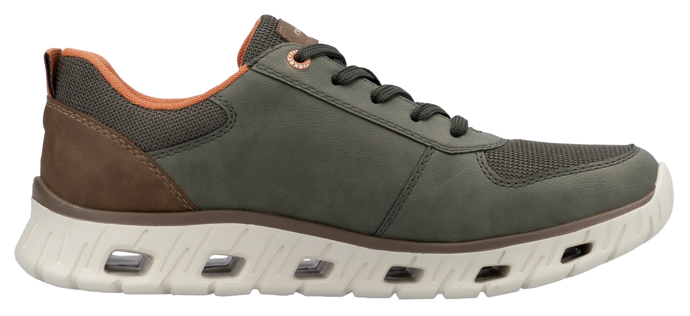 RIEKER Sport Sneaker  , Schnürschuh, Freizeitschuh, Halbschuh mit Reißverschluss