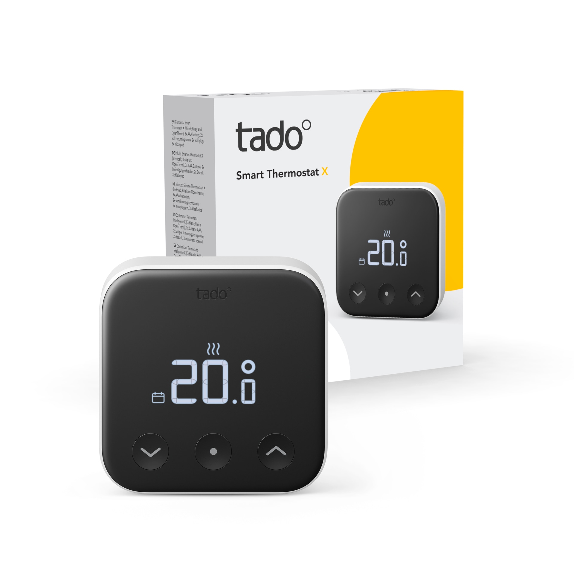 Tado Smart-Home-Zubehör »Kit Smartes Thermostat + Smartes Thermostat (Line X)«, (2 St.)
