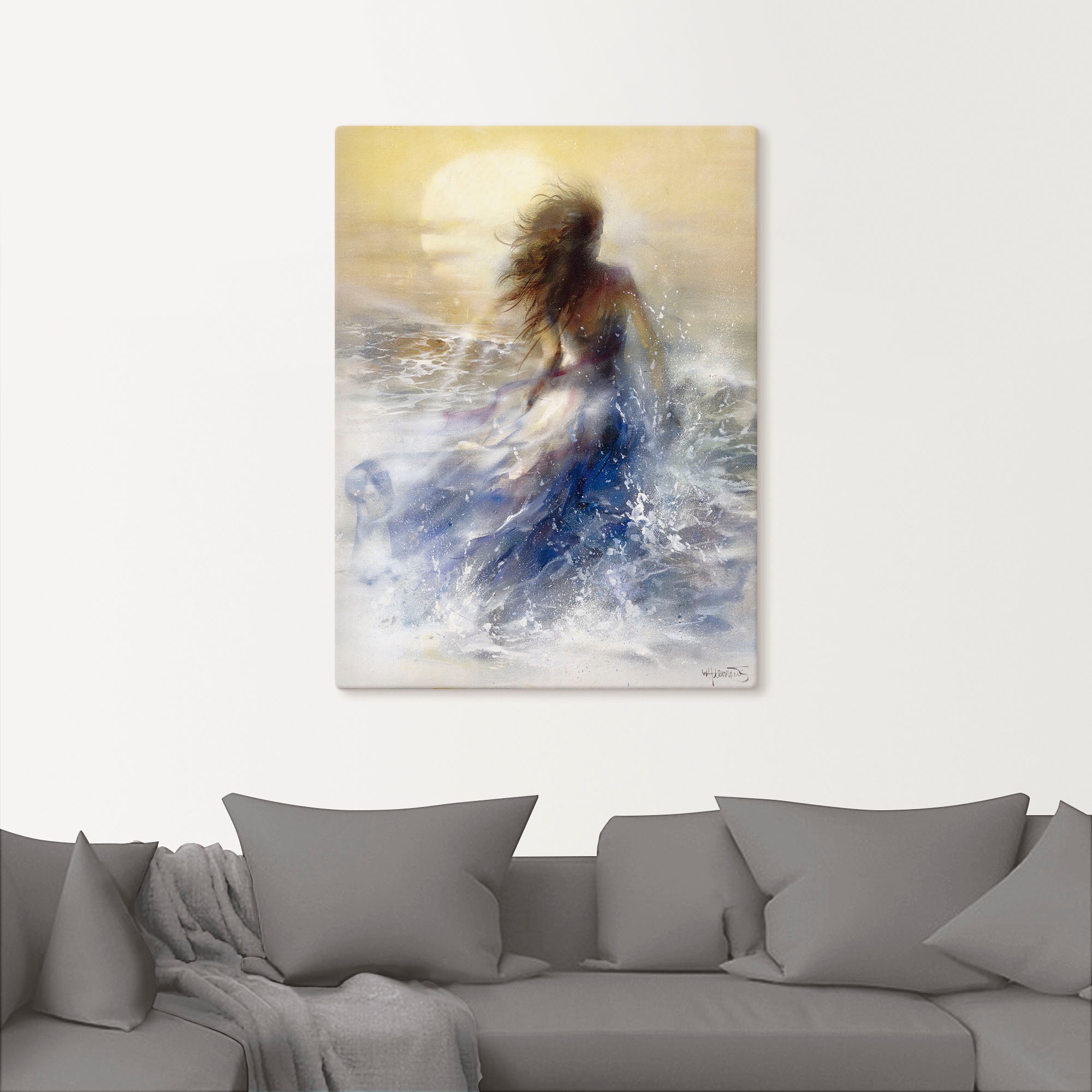 Artland Wandbild »Sommer I« Frau 1 Stk. tlg. als Leinwandbild, Poster, Wand günstig online kaufen