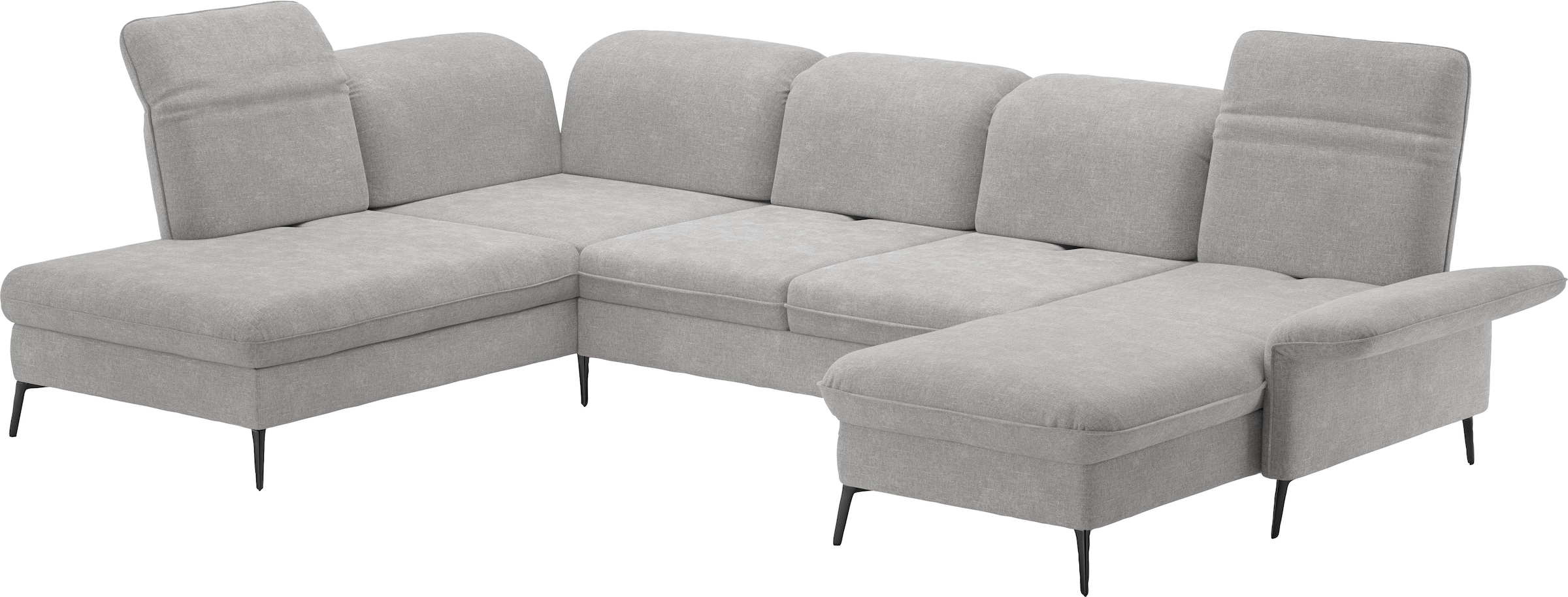sit&more Wohnlandschaft »Emely«, mit Sitztiefenverstellung optional mit Bettfunktion und Bettkasten