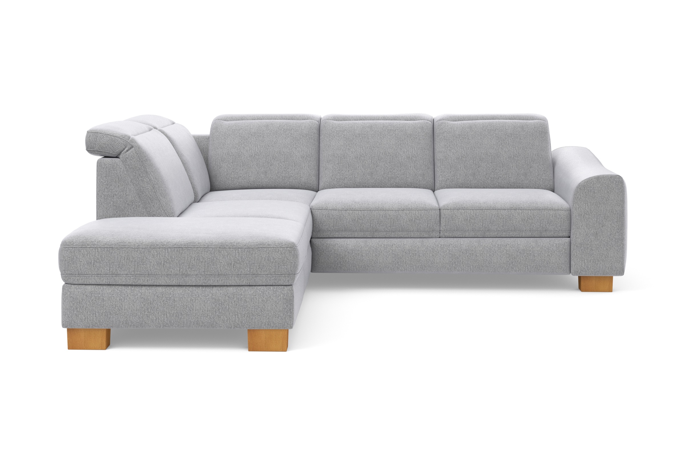 Home affaire Ecksofa »Dundee L-Form«, wahlweise mit Kopfteilverstellung und zusätzlich mit Bettfunktion