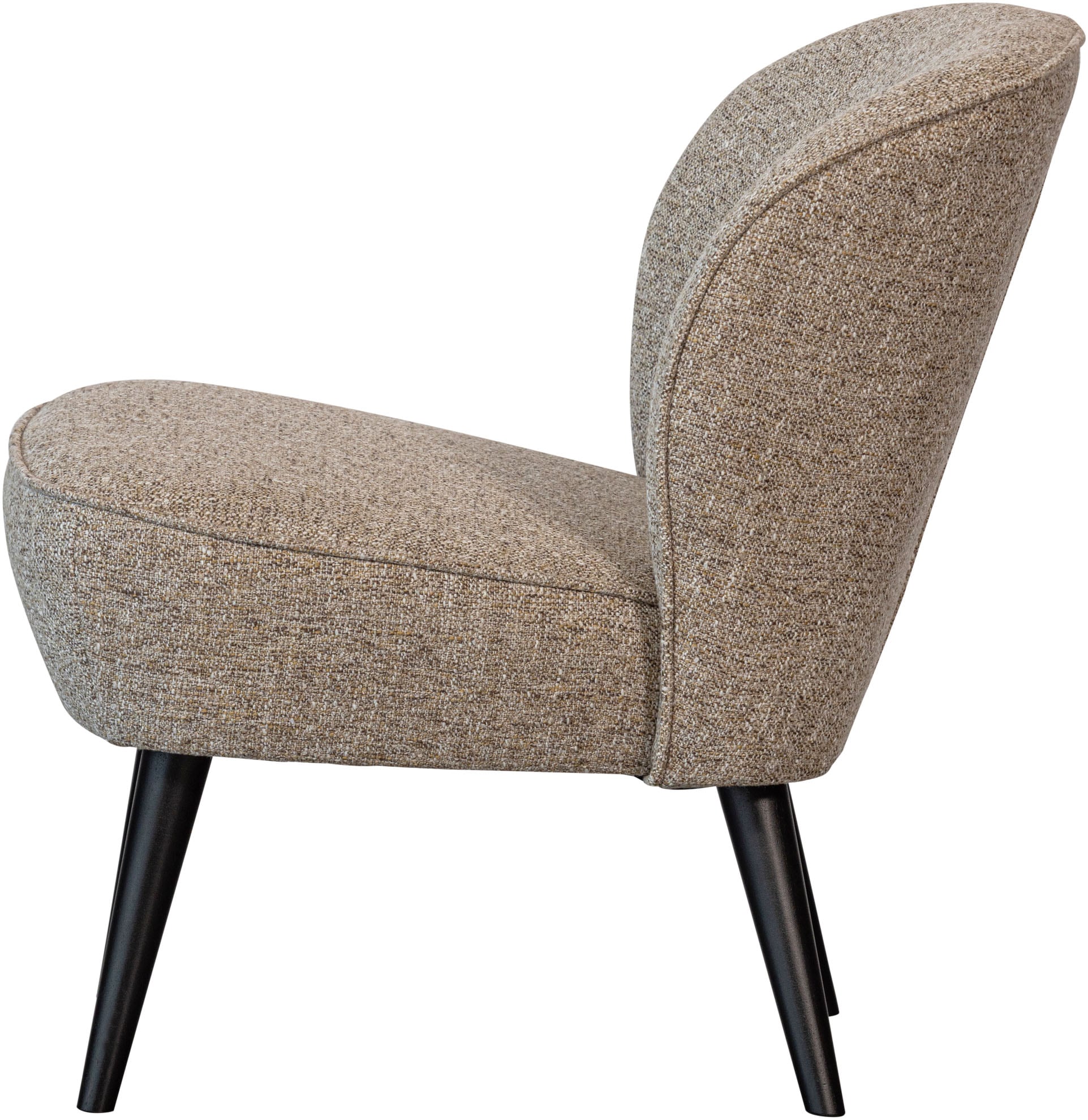 WOOOD Sessel »Sara«, weich gepolstert, 4-Fußgestell, H 71 cm x B 59 cm