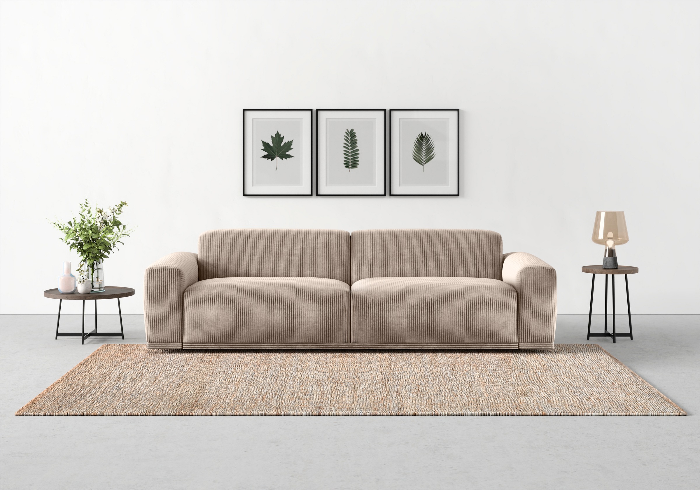 TRENDMANUFAKTUR Big-Sofa »Braga, mit hochwertigem Kaltschaum, Megasofa, in günstig online kaufen