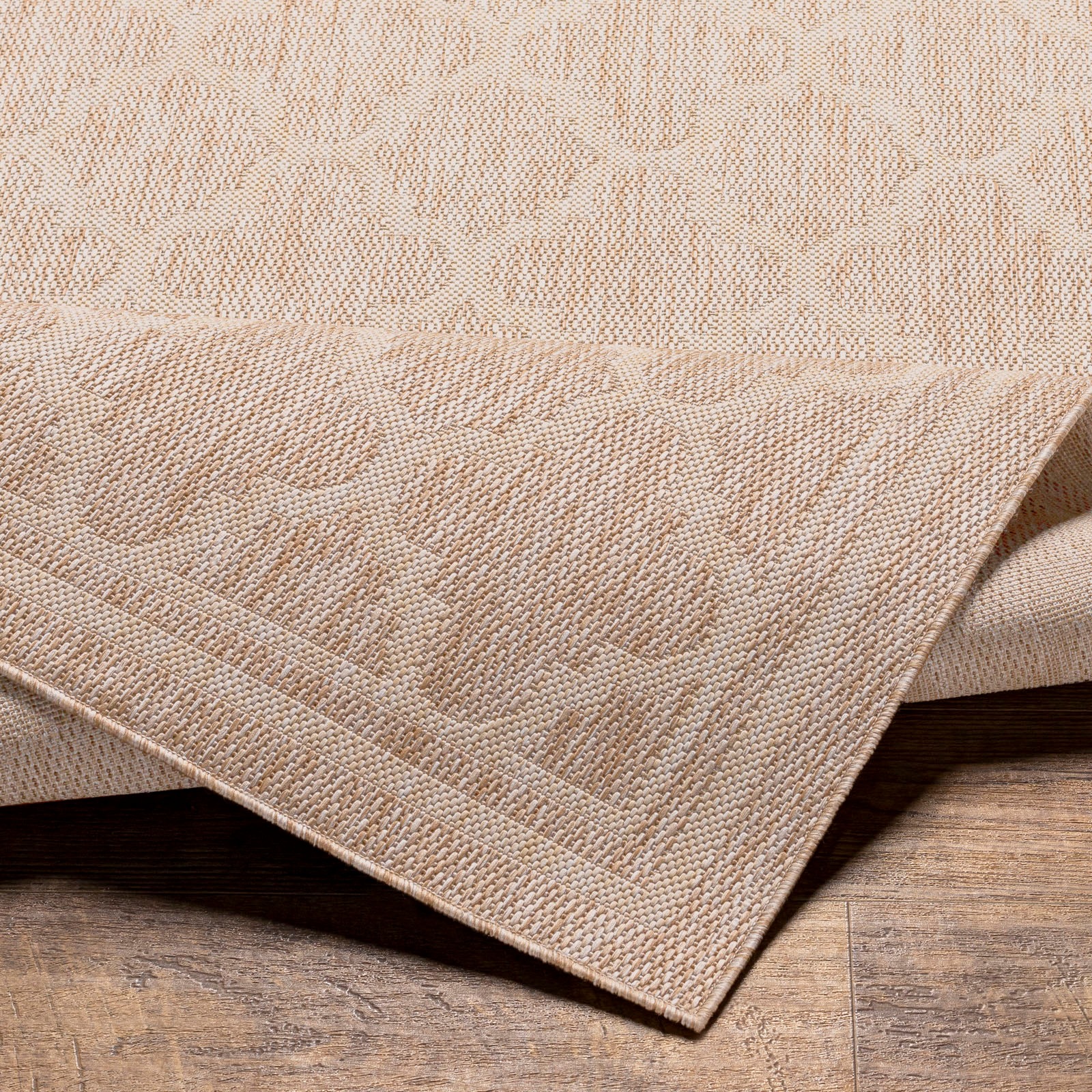 Livabliss Teppich »ORAN«, rechteckig, 4 mm Höhe, Teppich In- /Outdoor Boho Jute-Optik, Balkon, Terrasse, Garten, Beige