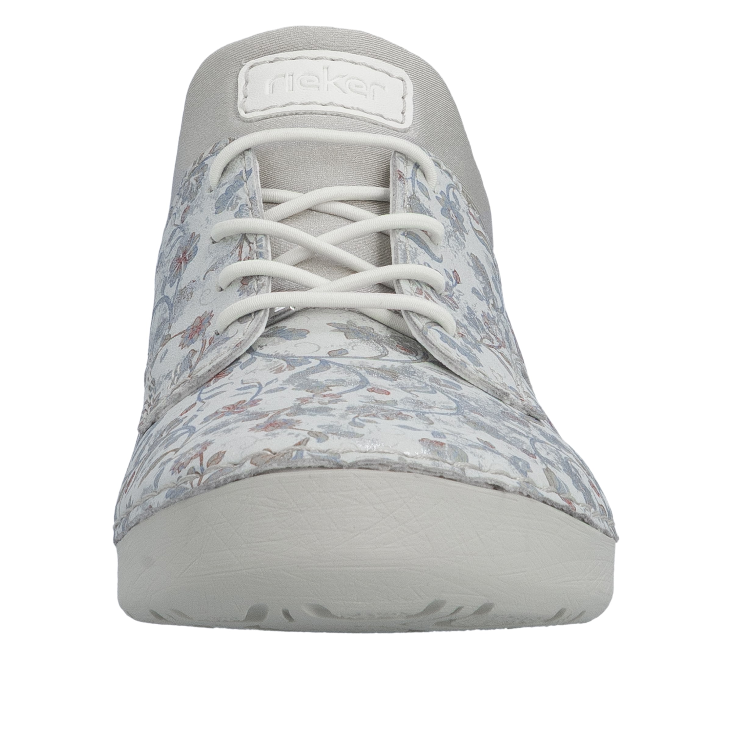 Rieker Slip-On Sneaker  Slipper, Halbschuh, Freizeitschuh mit floraler Musterung