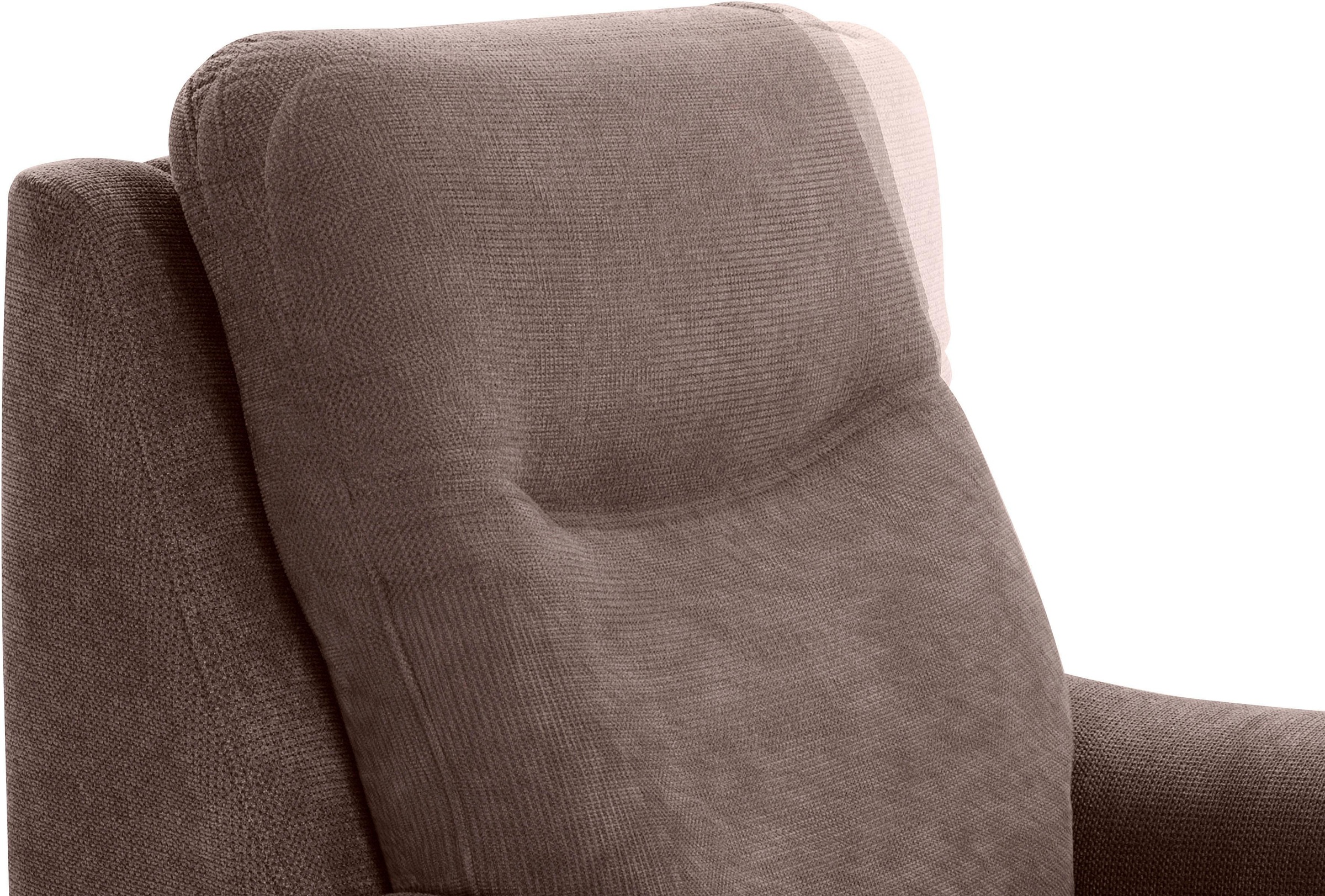 sit&more Sessel »Boccaccio«, inklusive Federkern und Kopfteilverstellung