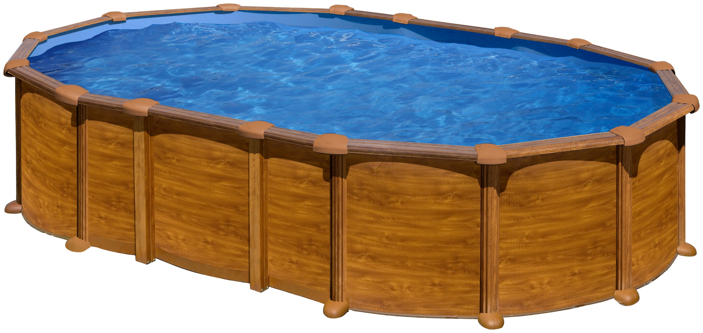 Gre Ovalpool »AMAZONIA BxLxH: 375x610x132 cm inkl. Zubehör«, (Komplett-Set, 7 tlg.)