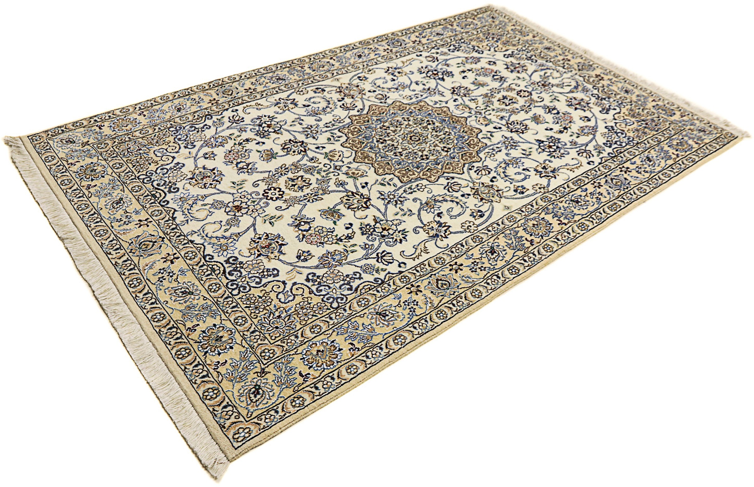 morgenland Orientteppich »Perser - Nain - Royal - 211 x 133 cm - beige«, re günstig online kaufen