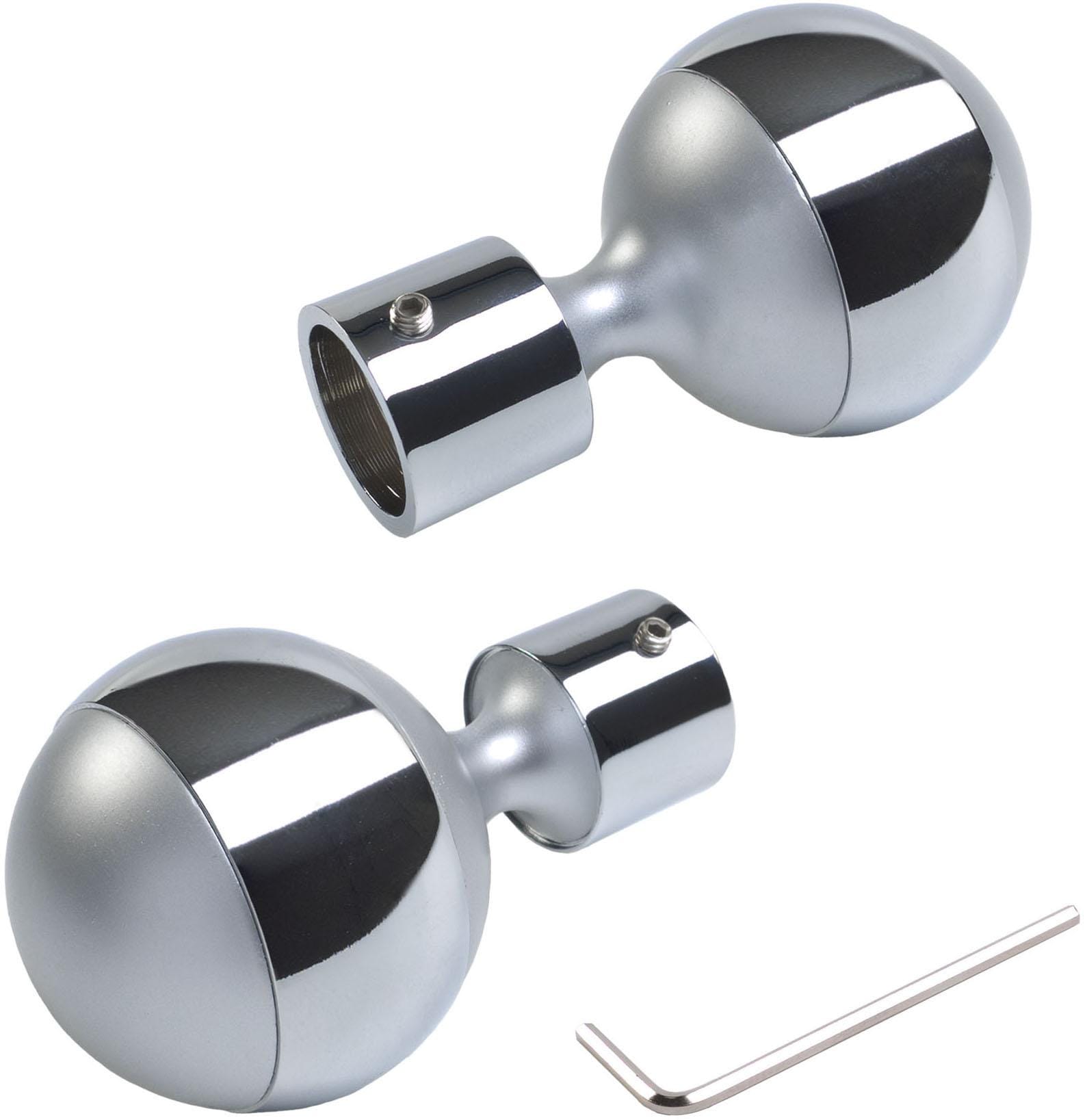 Liedeco Gardinenstangen-Endstück »Power« für Gardinenstangen Ø 20 mm günstig online kaufen