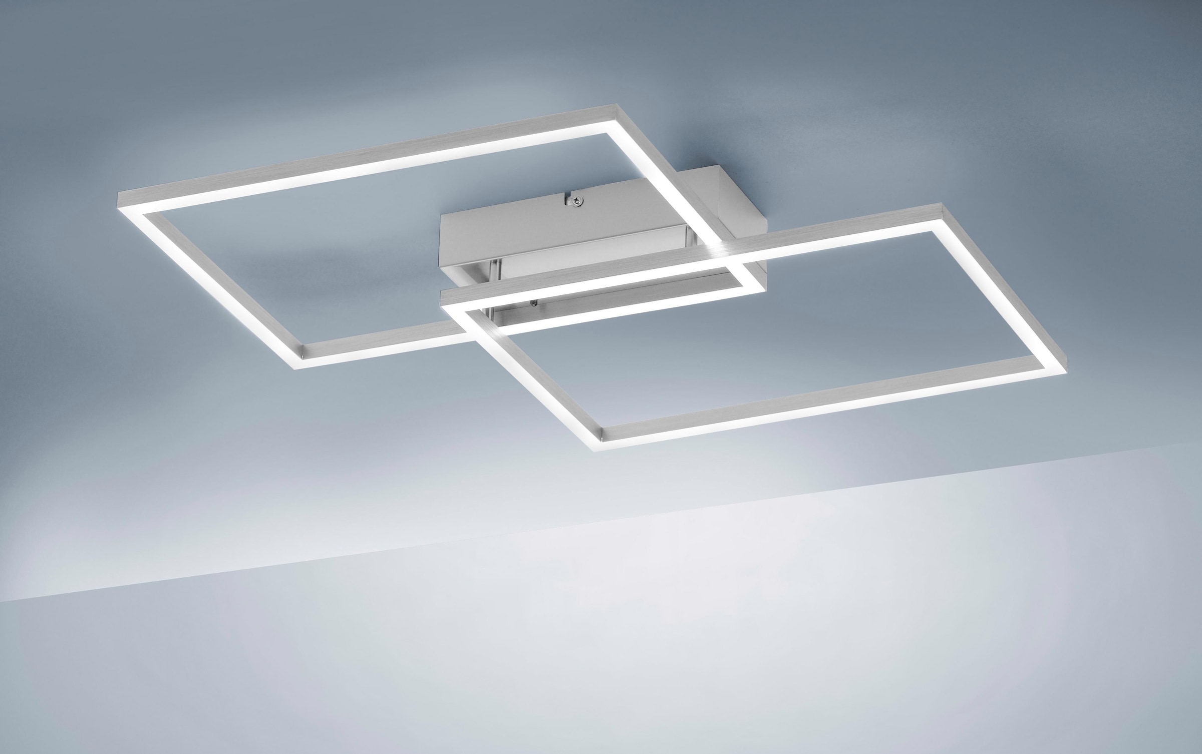 JUST LIGHT Deckenleuchte »IVEN« LED-Board 1 Stk. Neutralweiß | Tageslichtweiß | Warmweiß CCT-Farbtemperaturregelung, Dimmbar über Funkfernbed., Memoryfunktion