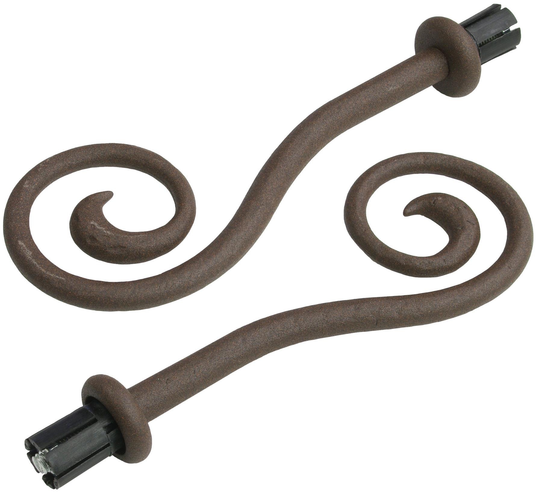 Liedeco Gardinenstange »Esp Spirale« Ø 16 mm 2 läufig-läufig Fixmaß 2-läufi günstig online kaufen