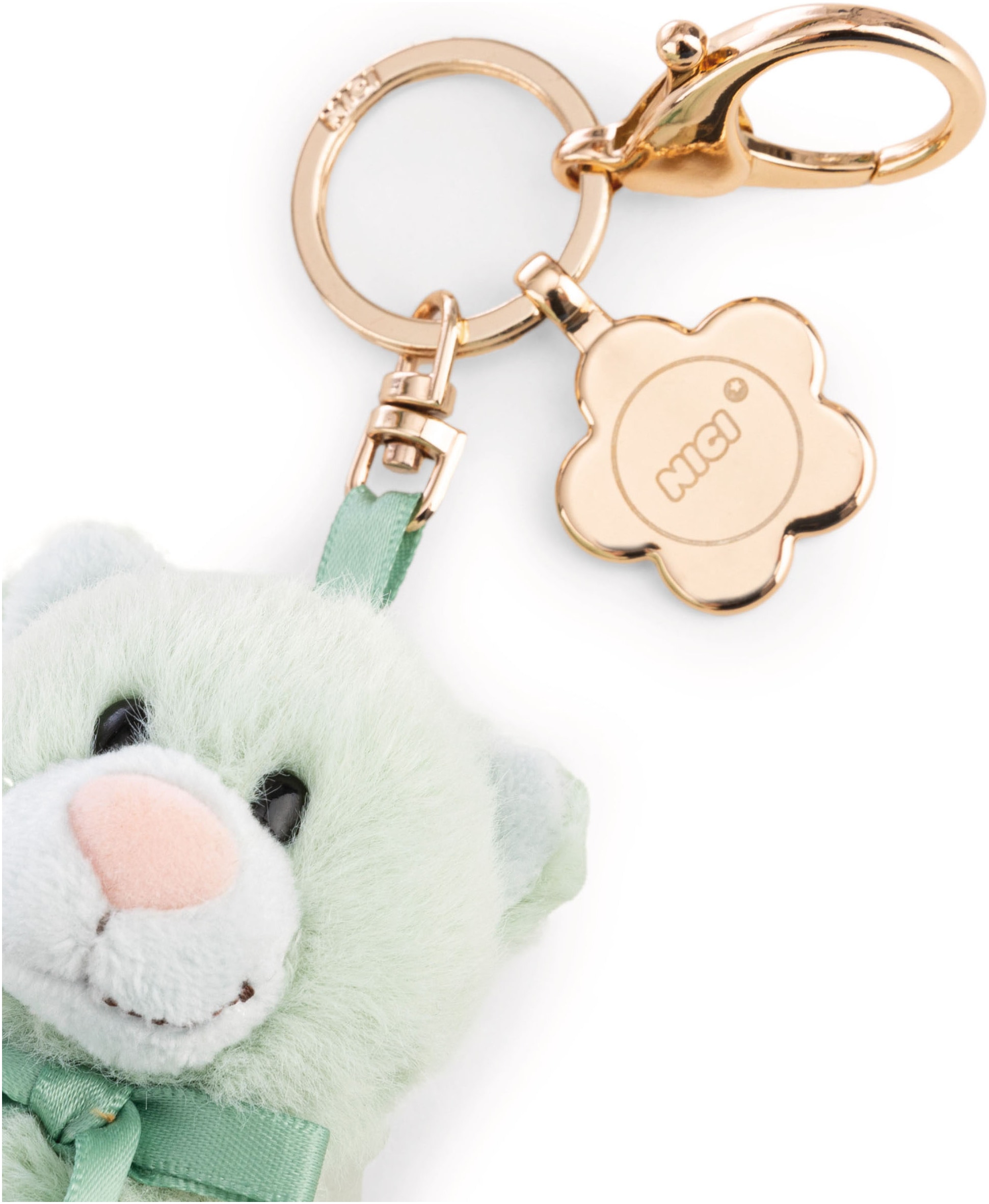 Nici Plüschanhänger »Classic Bear, Katze Felli, mint, 13 cm« mit Charm