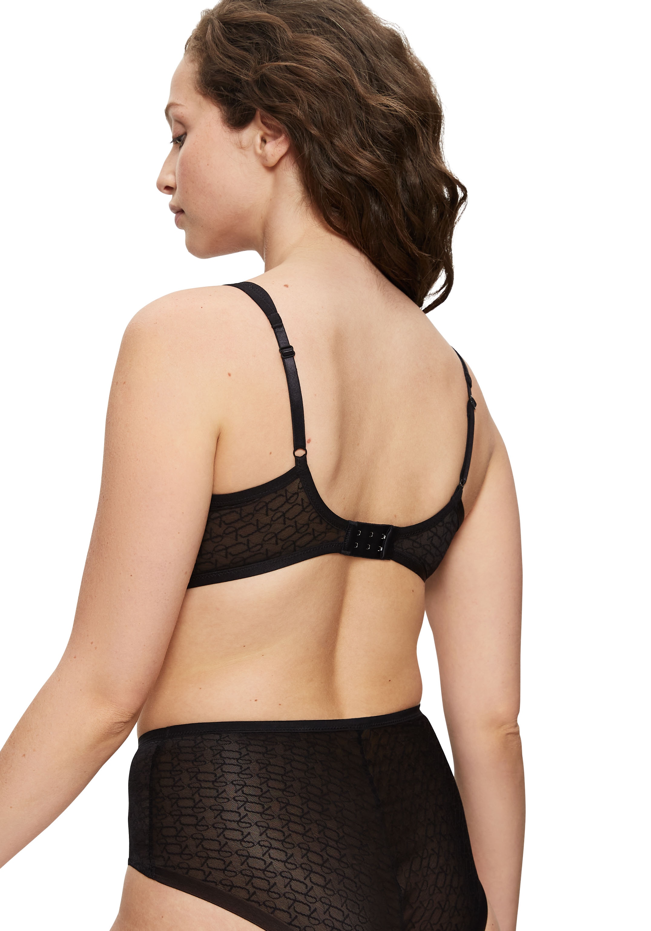 Triumph Minimizer-BH »Signature Sheer«, verkleinert die Brust optisch um eine Cup-Größe, Spitze