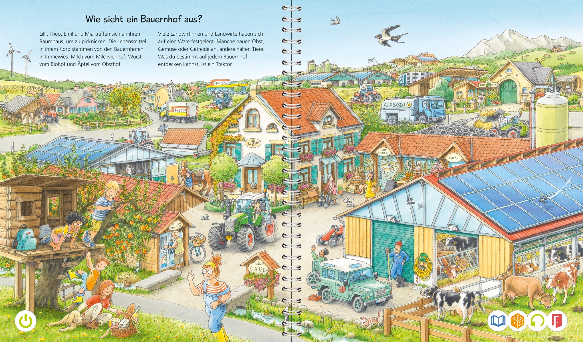 Ravensburger Buch »tiptoi® Wieso? Weshalb? Warum? Auf dem Bauernhof«, Made in Europe