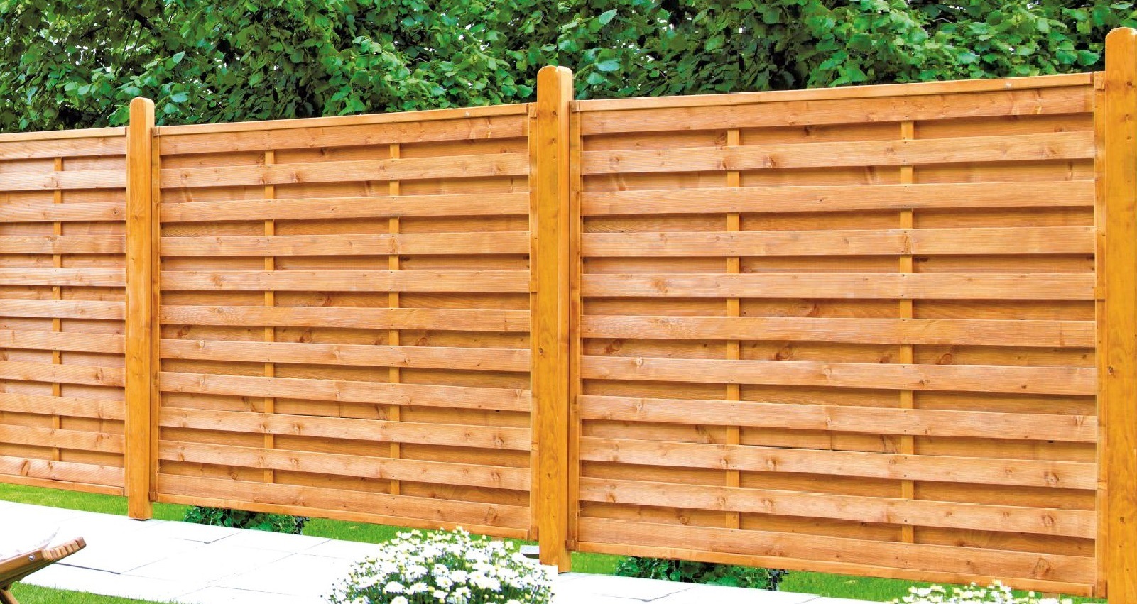 Tetzner & Jentzsch Dichtzaun »San Diego 4« 6 Elemente, LxH: 1143x180 cm günstig online kaufen