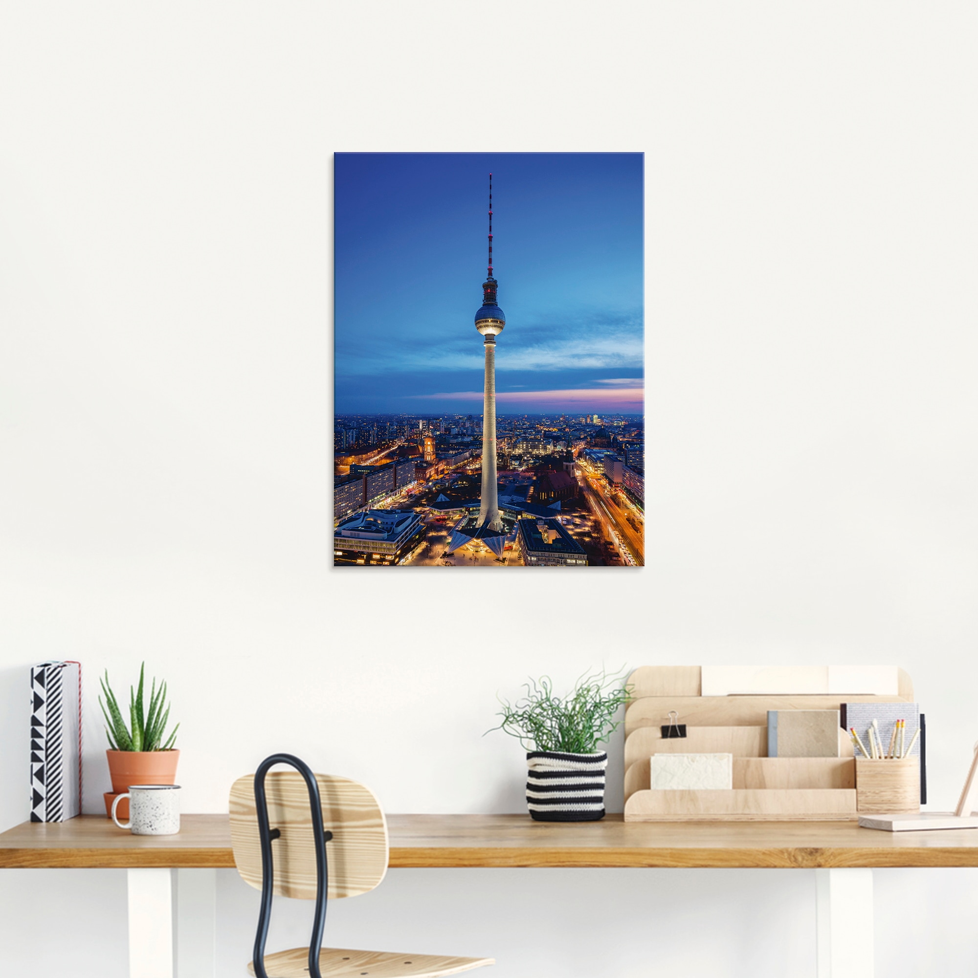 Artland Glasbild »Berlin Fernsehturm«, Deutschland, (1 St.), in verschieden günstig online kaufen