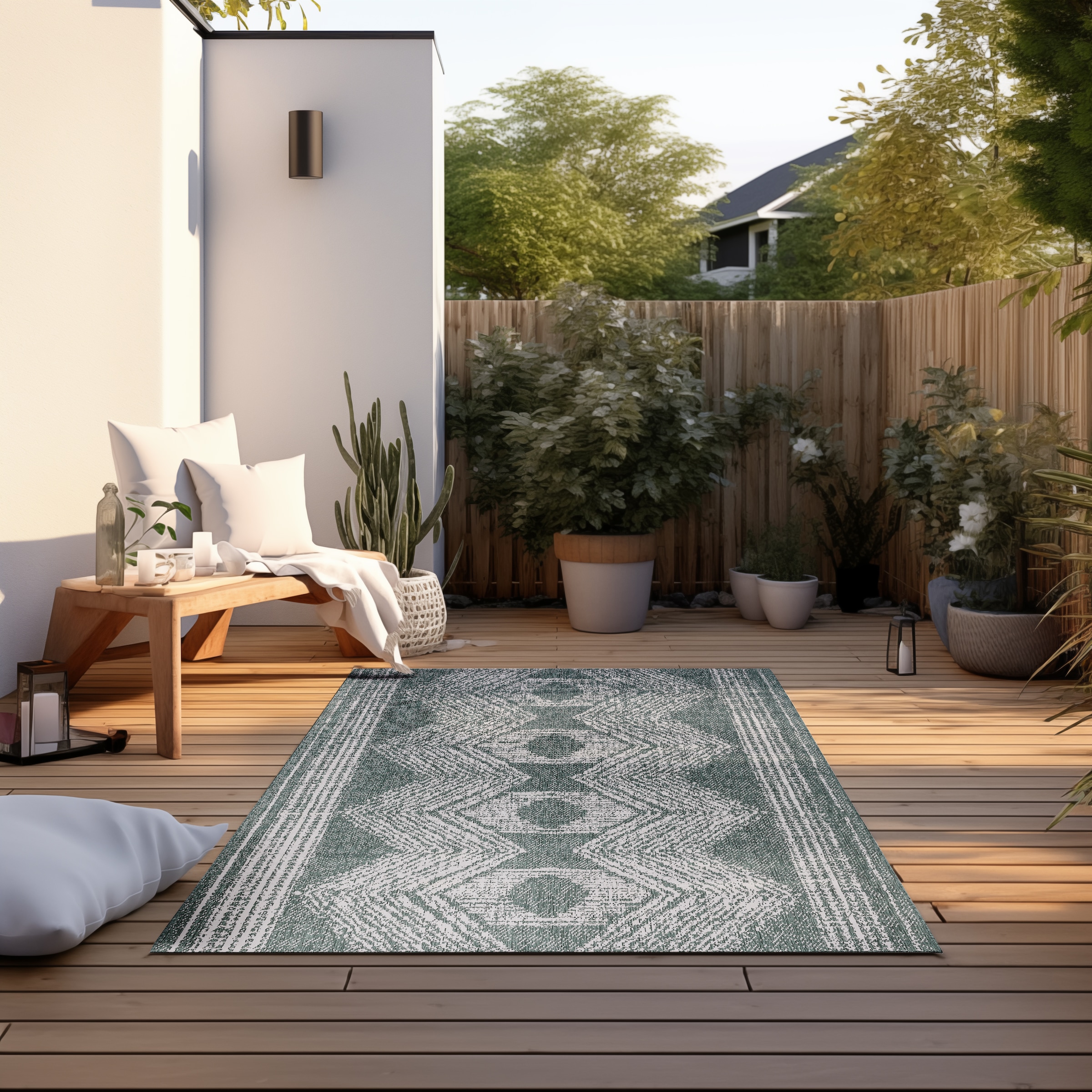 ELLE DECORATION Teppich »Merge, In- und Outdoor«, rechteckig, 5 mm Höhe, Fl günstig online kaufen