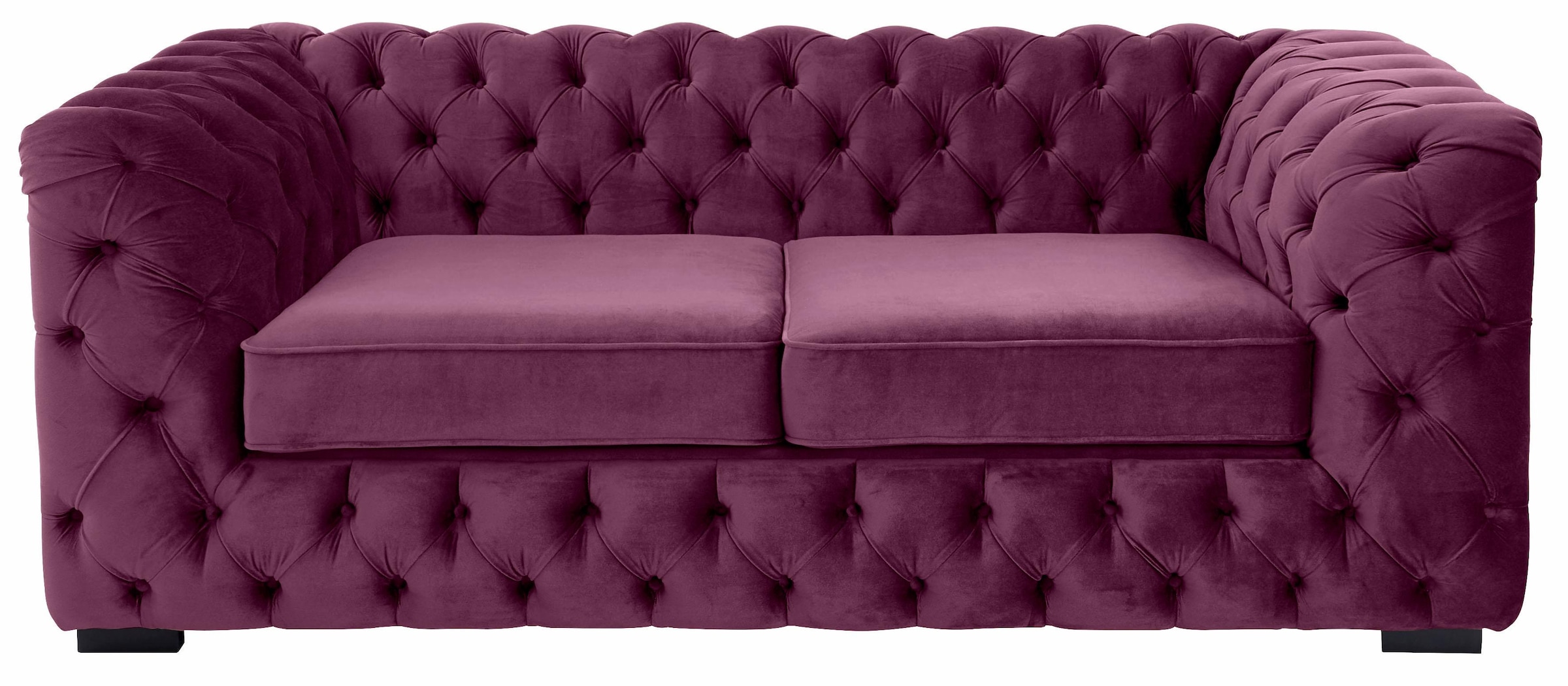 Home affaire Chesterfield-Sofa »Kalina« mit klassischer Chesterfield-Knopfh günstig online kaufen
