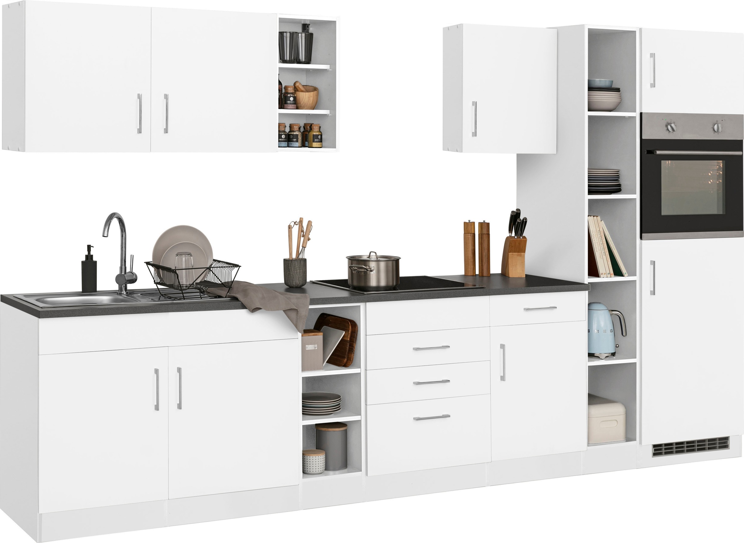 KOCHSTATION Küchenzeile »KS-Paris – Küchen mit einzigartigen Fotomotiven au günstig online kaufen