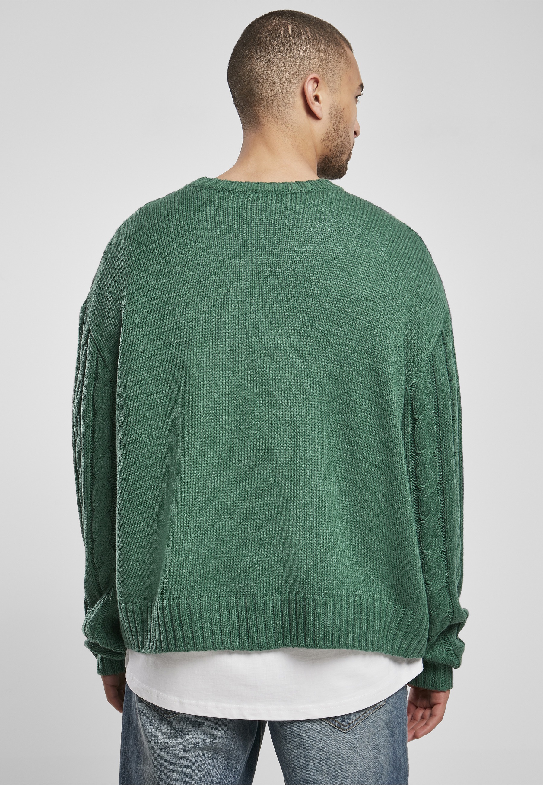 URBAN CLASSICS Fleecepullover »Urban Classics Herren Boxy Sweater«, 1 Stk.
