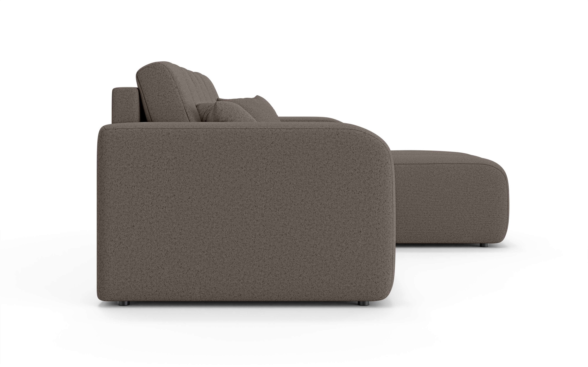INOSIGN Ecksofa »CASSY L-Form, Schlafsofa mit Bettkasten, Maße B/T/H: 245/165/88 cm«, mit 2 Rückenkissen, Recamiere rechts oder links bestellbar