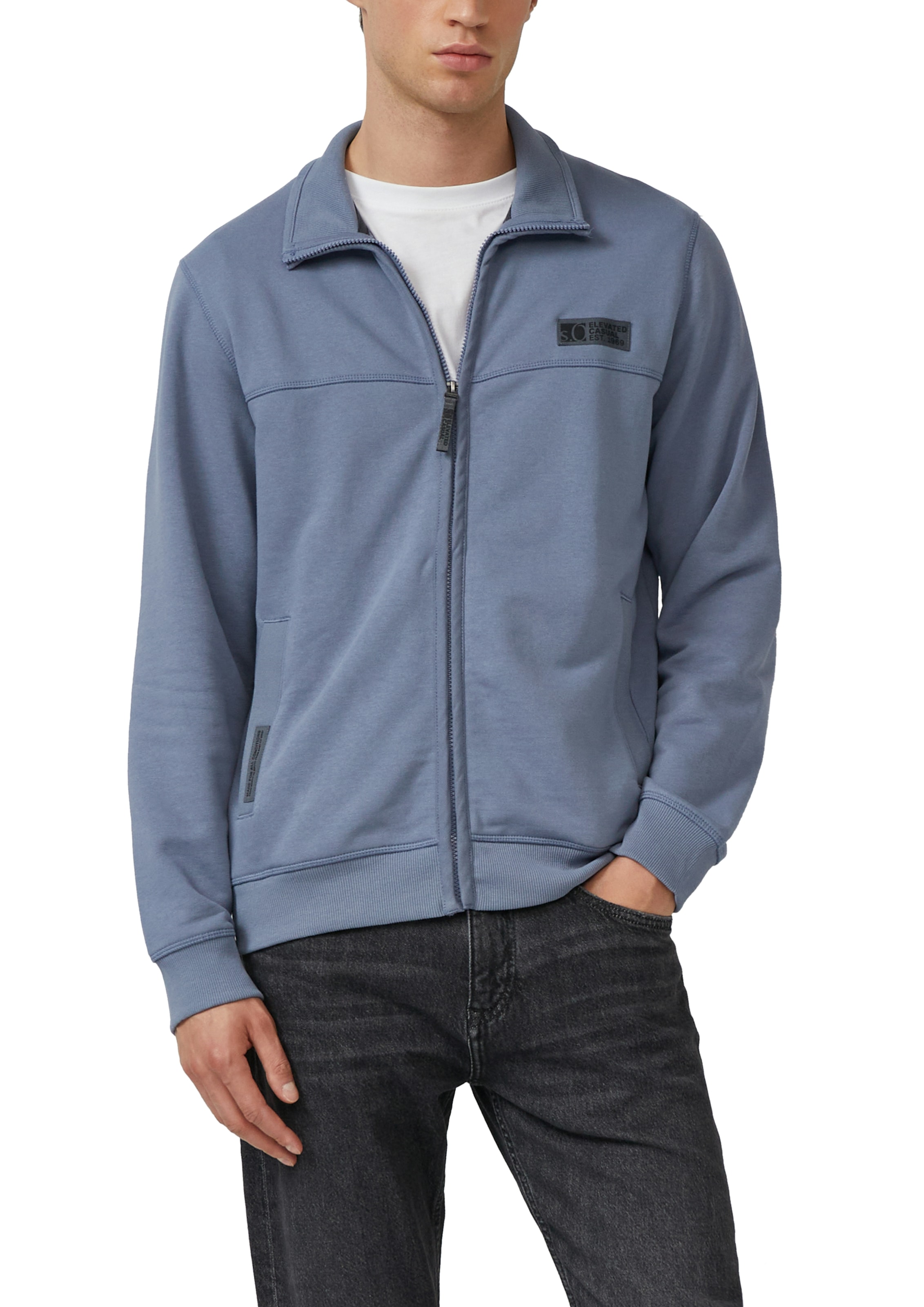 s.Oliver Sweatjacke mit Stehkragen