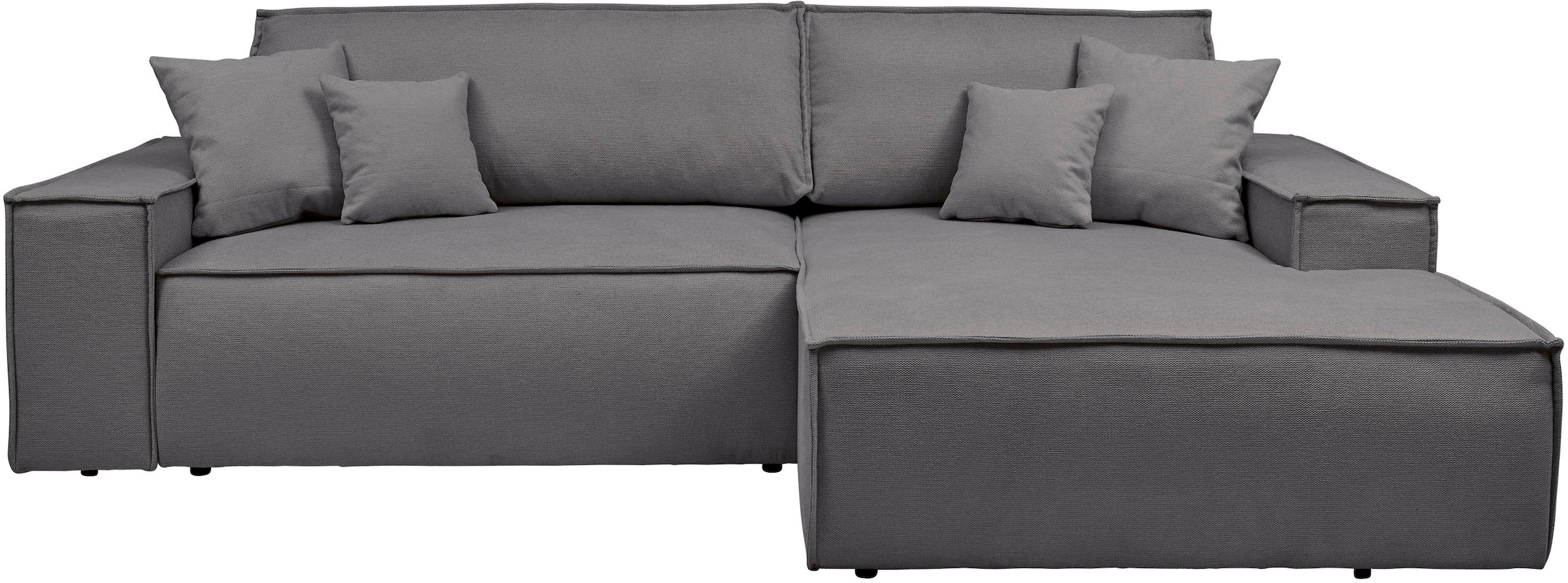 andas Ecksofa »FINNLEY Schlafsofa 267 cm, L-Form mit Schlaffunktion & Bettk günstig online kaufen