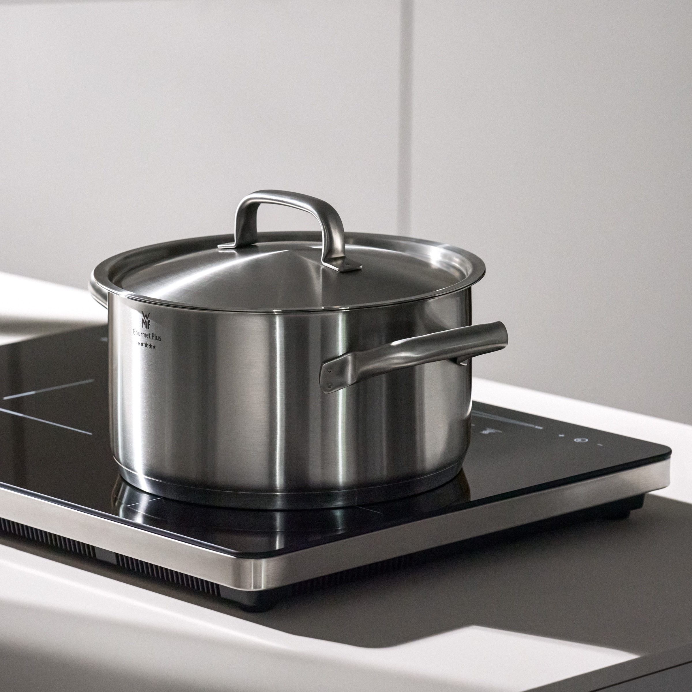 WMF Kochtopf »Gourmet Plus« 2 Stk. tlg. Cromargan® Edelstahl Rostfrei 18/10 günstig online kaufen