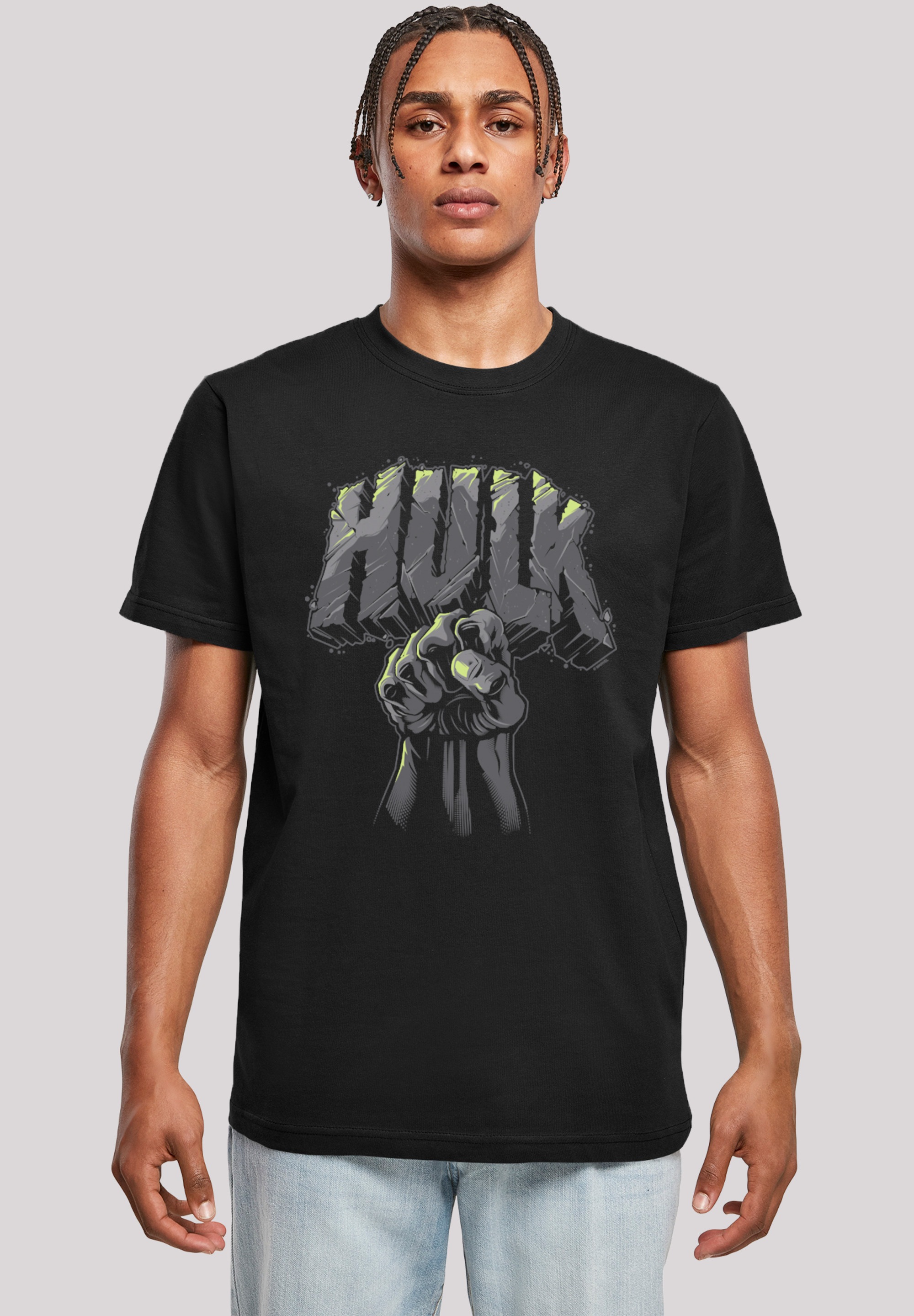 T-Shirt Superhelden bestellen »F4NT4STIC Marvel F4NT4STIC T-Shirt Hulk online Punch Logo«, Print