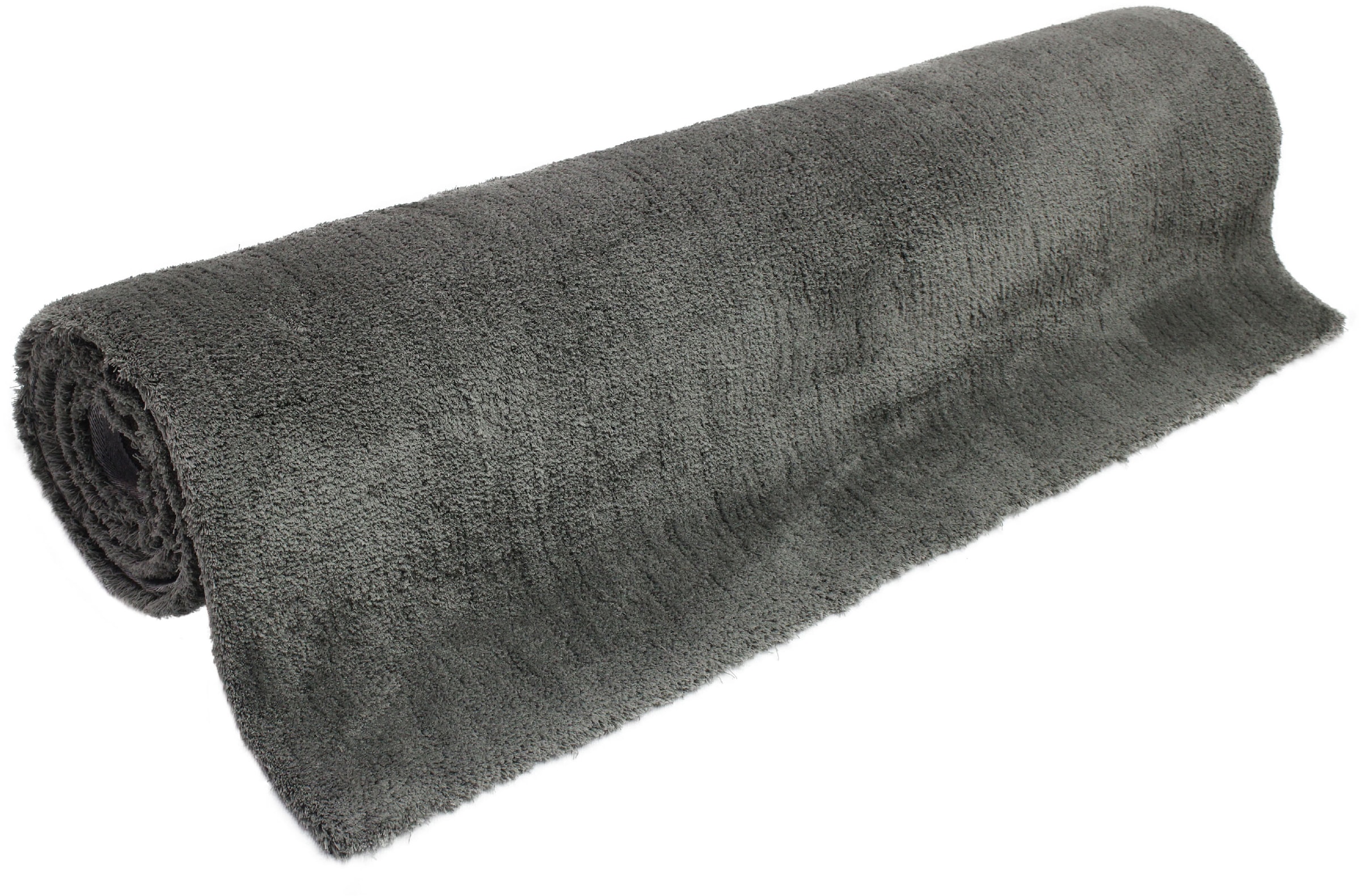 my home Hochflor-Teppich »Microfaser Teppich Magong, besonders weich, sehr feiner Flor«, rechteckig, 25 mm Höhe, uni, Wohnzimmer, Schlafzimmer, Kinderzimmer, auch rund und als Läufer