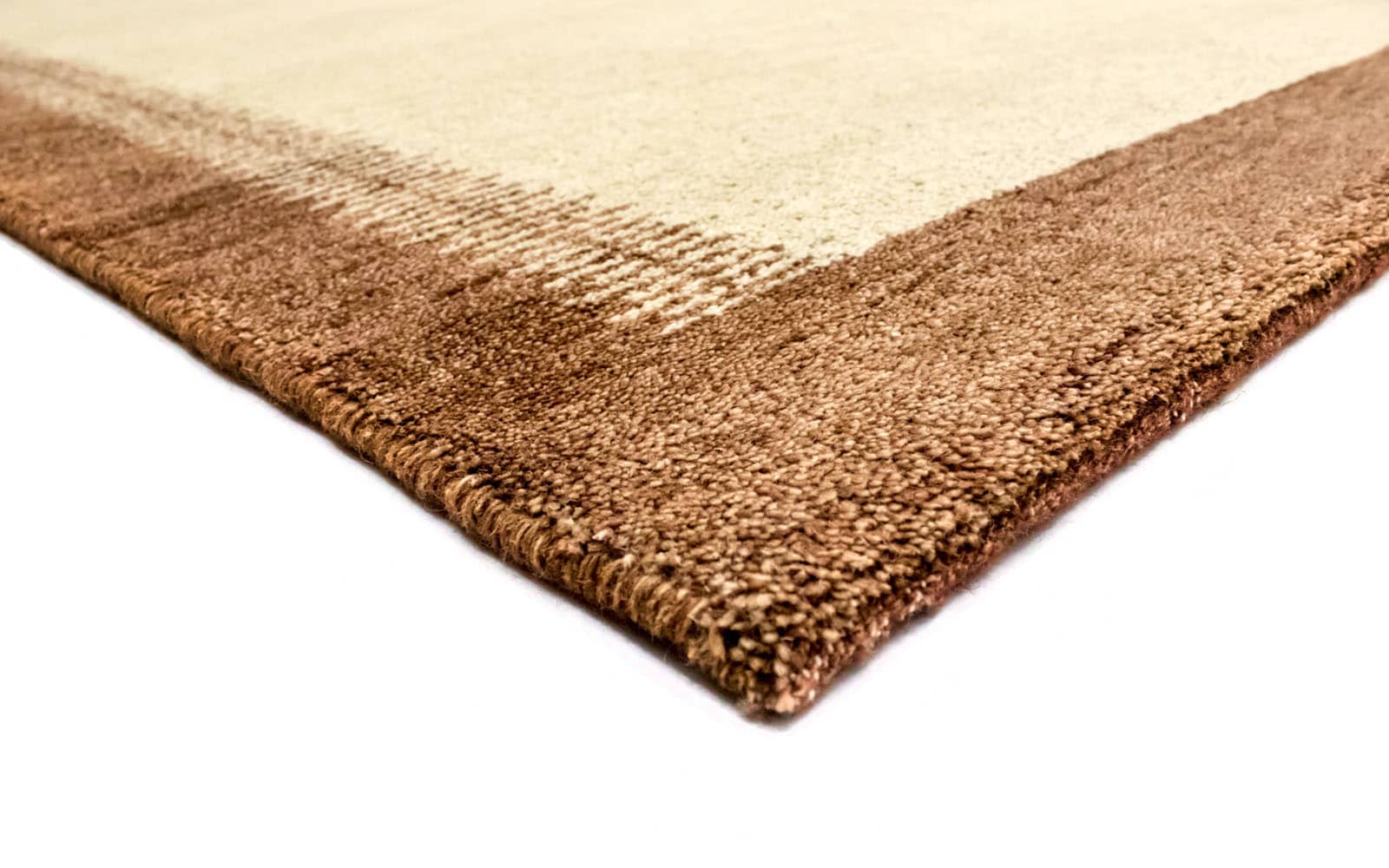 morgenland Wollteppich »Gabbeh Teppich handgeknüpft beige«, rechteckig,  handgeknüpft bequem und schnell bestellen | Kurzflor-Teppiche