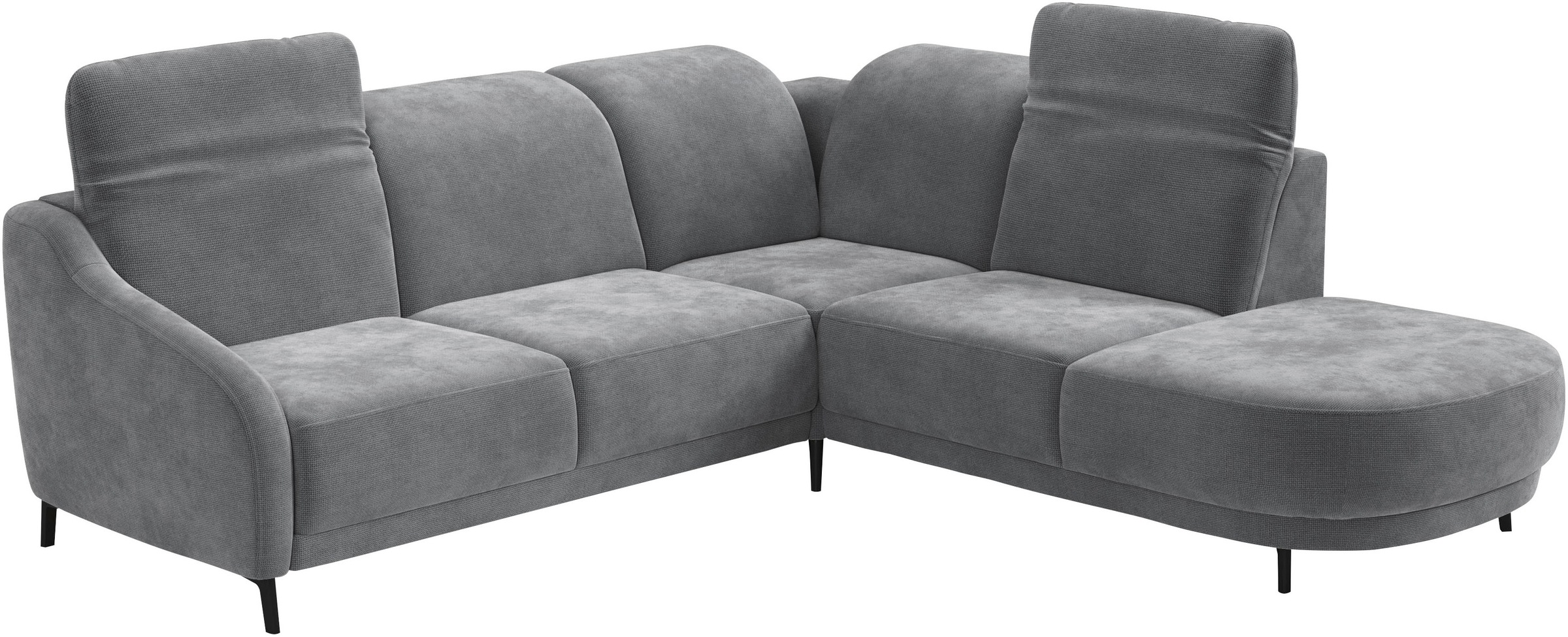 sit&more Ecksofa »Blues L-Form«, wahlweise mit Klapptisch und USB