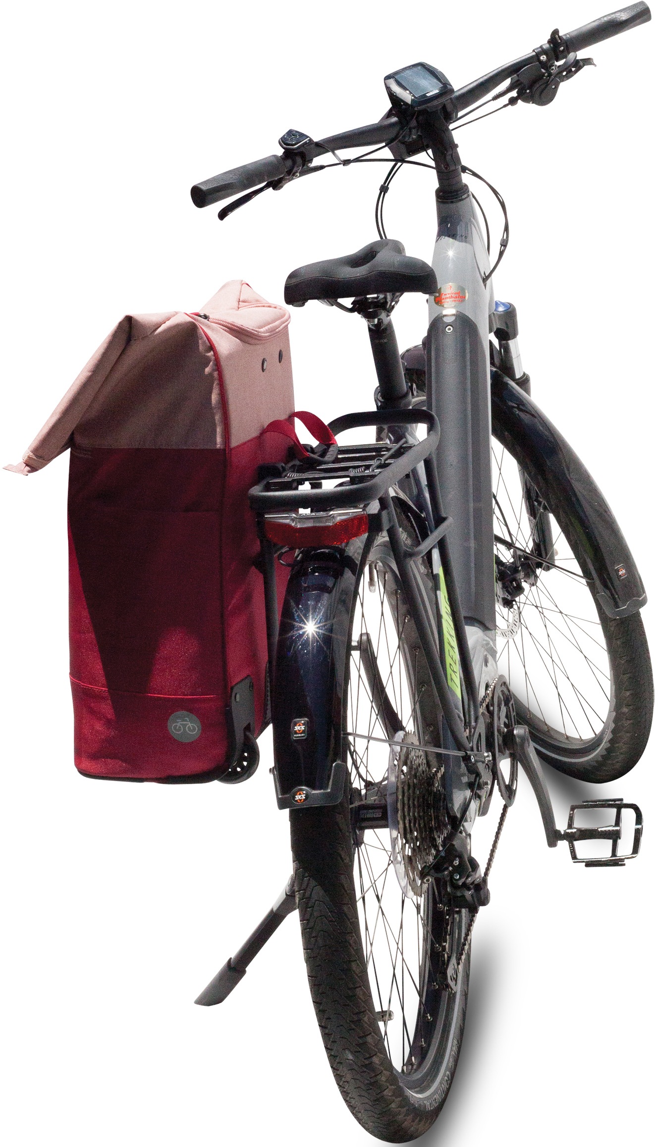 fabrizio® Einkaufstrolley »Punta Velo«, (1 tlg.), mit Hakensystem für Fahrradgepäckträger