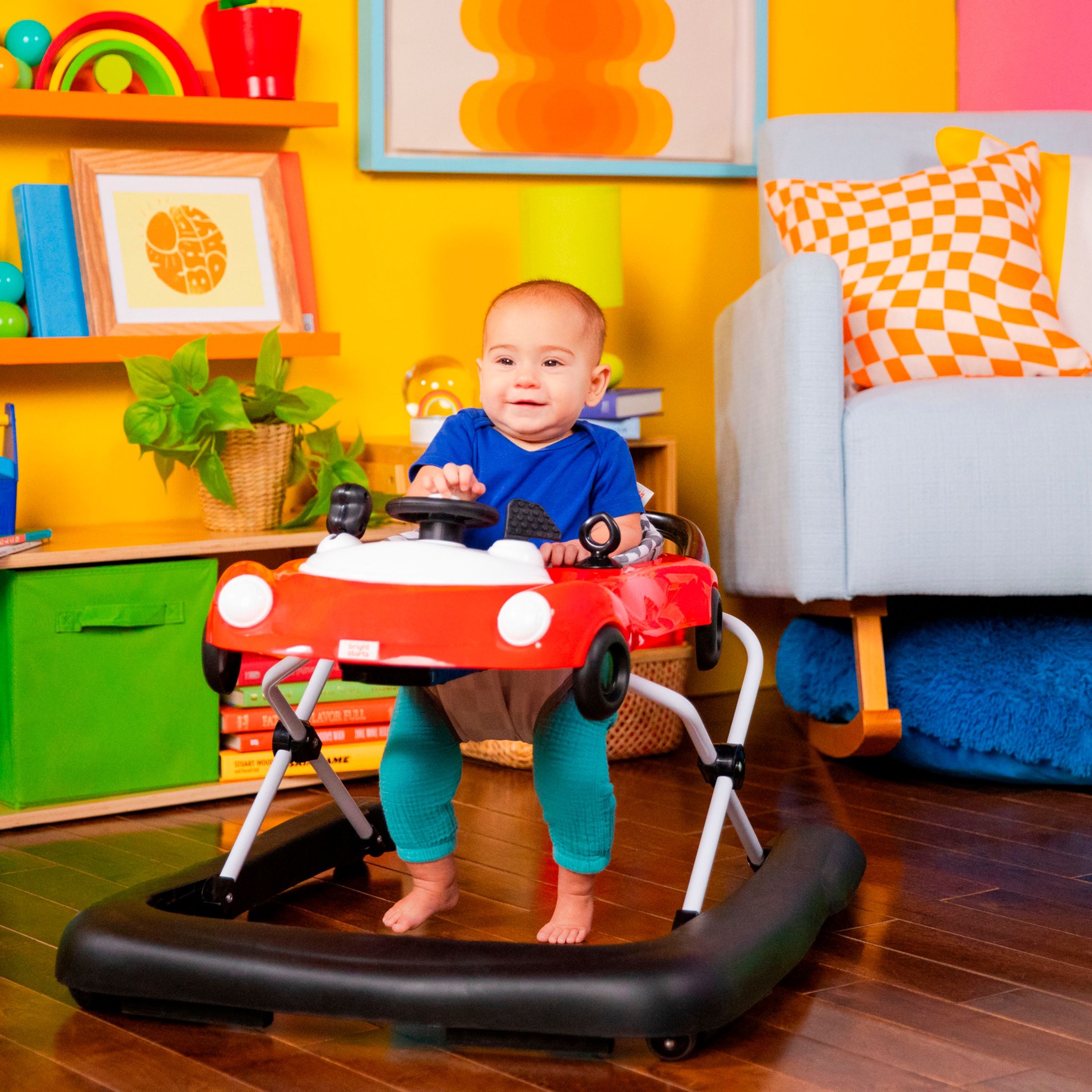 Bright Starts Lauflernhilfe »Little Speedster™ 3-in-1 Car Walker – Rot Racer«