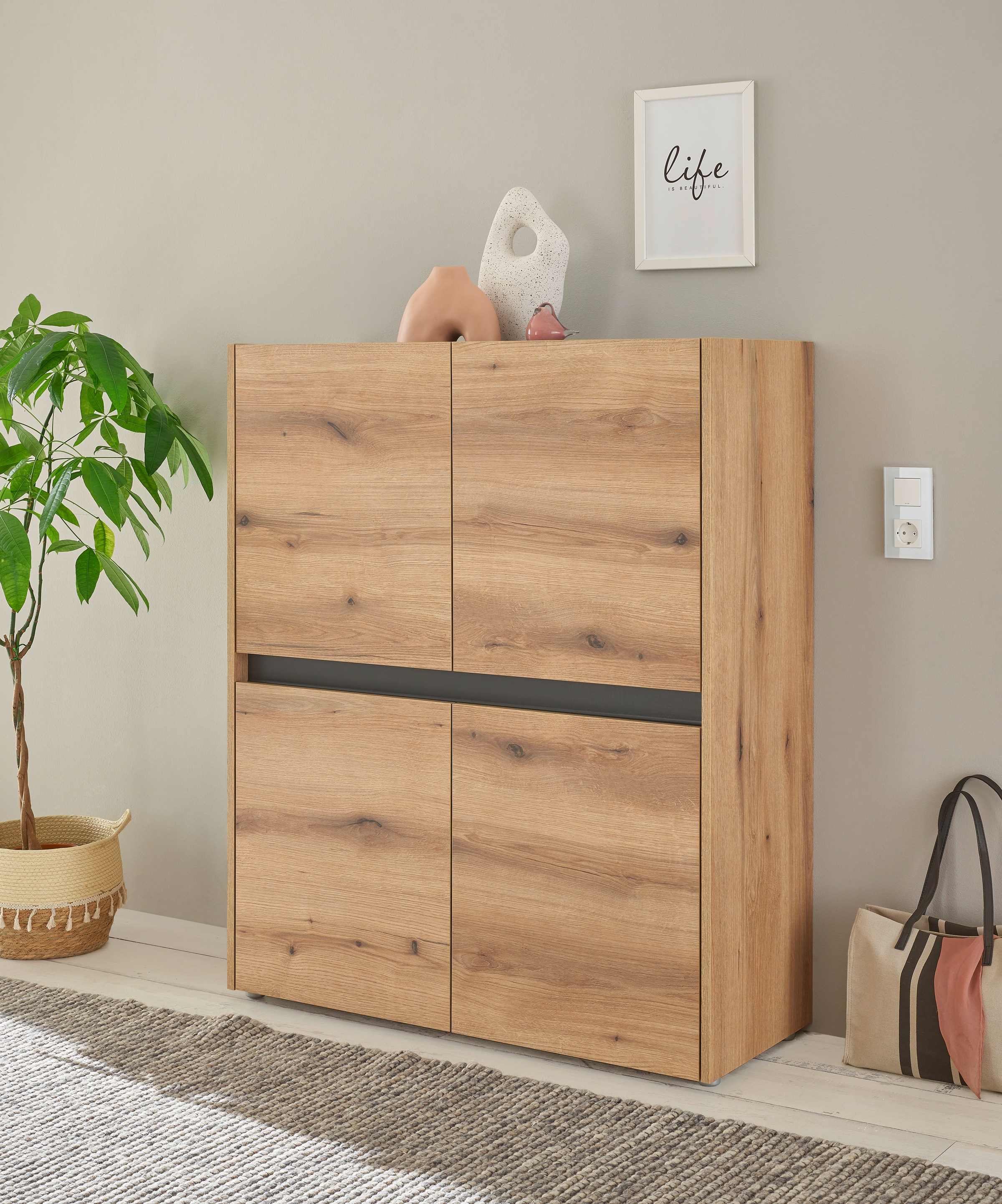INOSIGN Highboard »City/Giron, moderner Schrank, Kommode, Stauraumschrank, günstig online kaufen